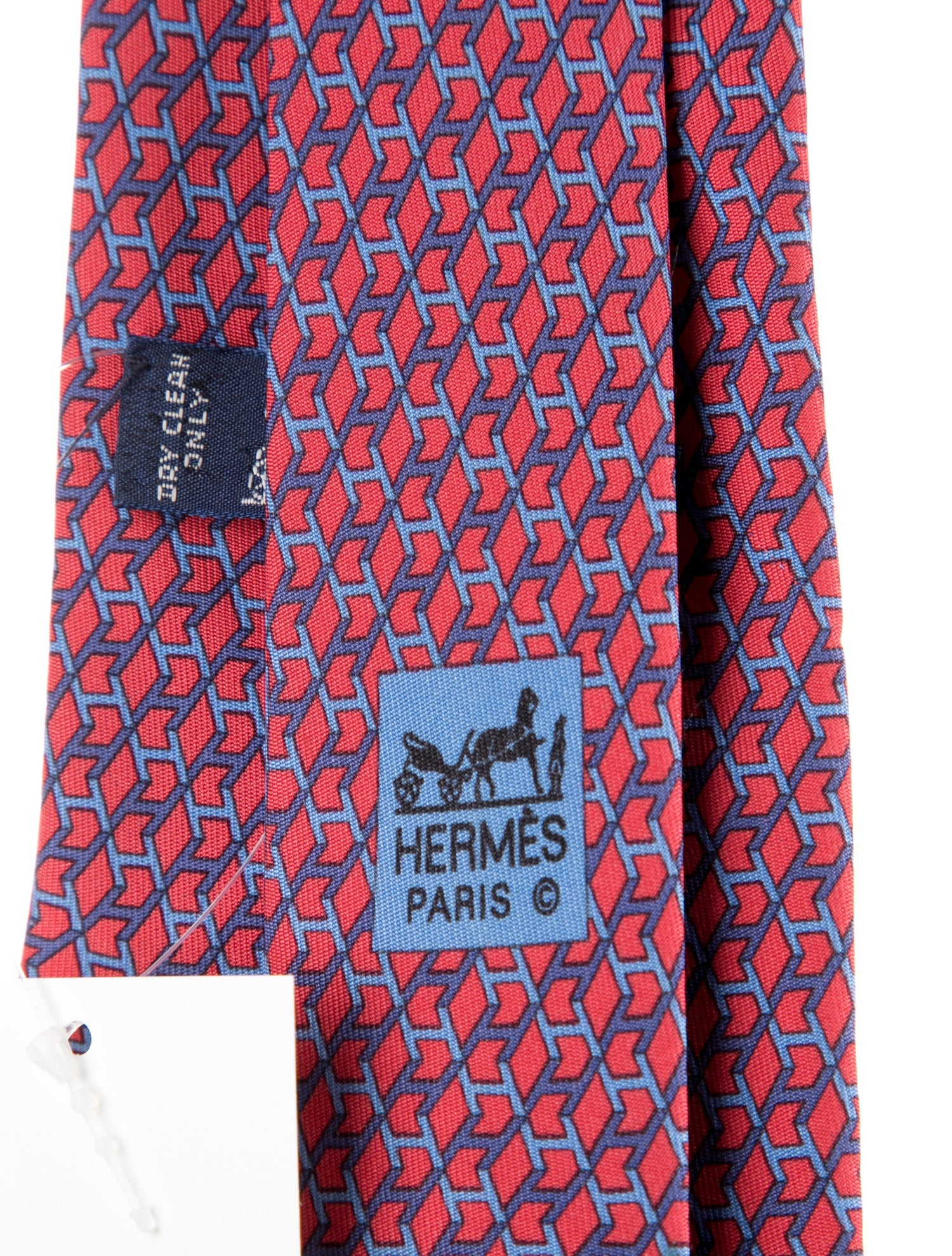 Hermès Silk Pattern Tie
