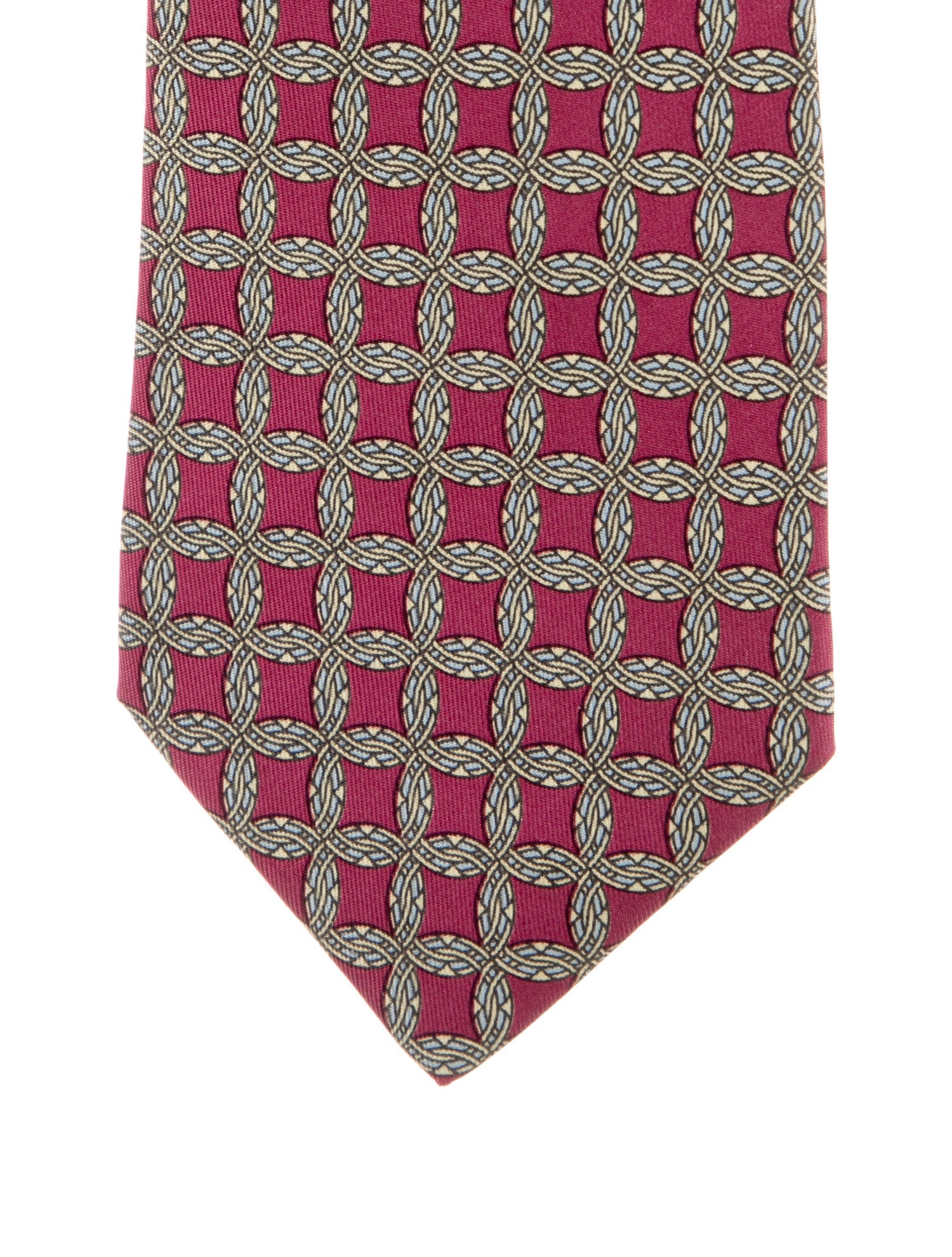 Hermès Silk Pattern Tie