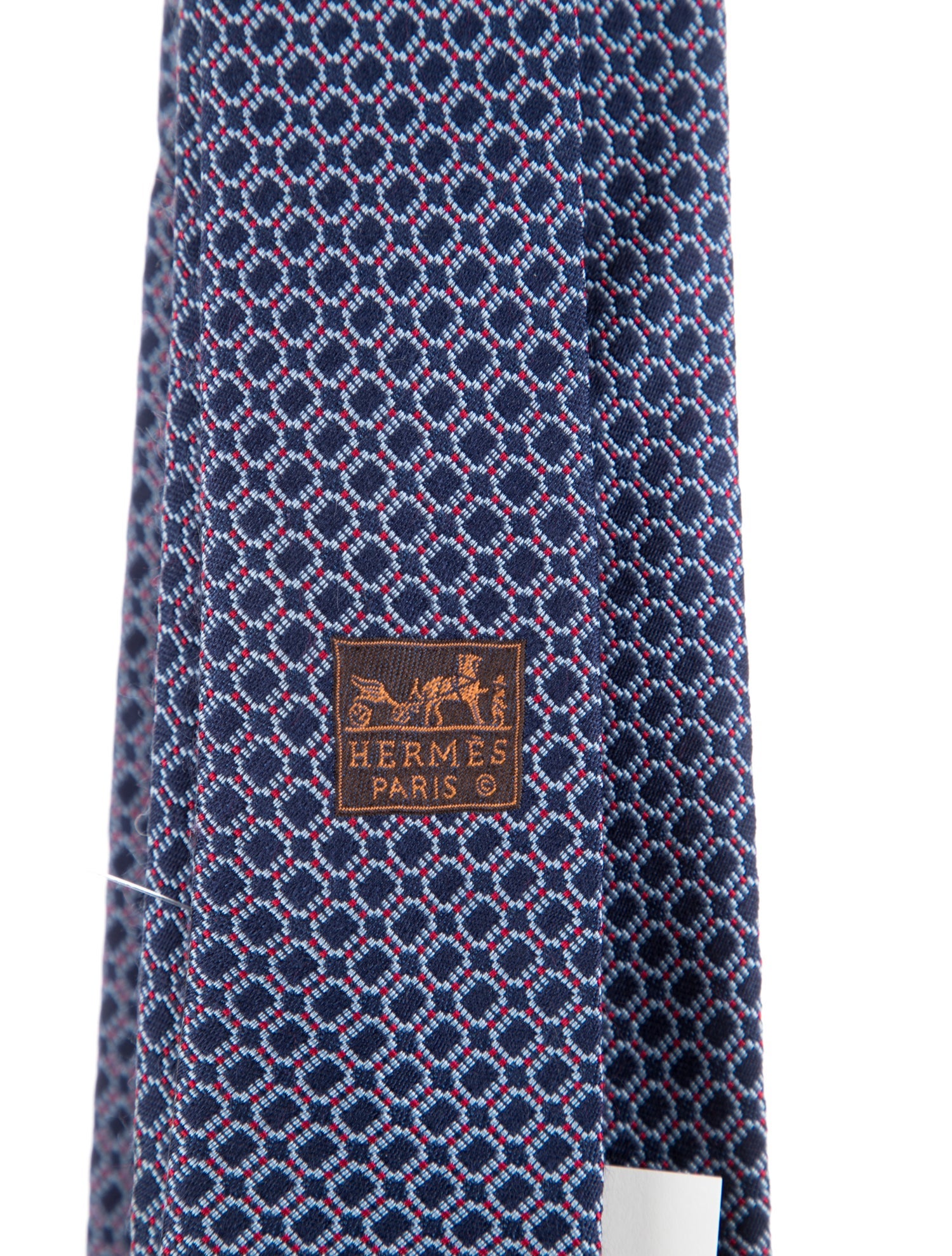 Hermès Silk Pattern Tie