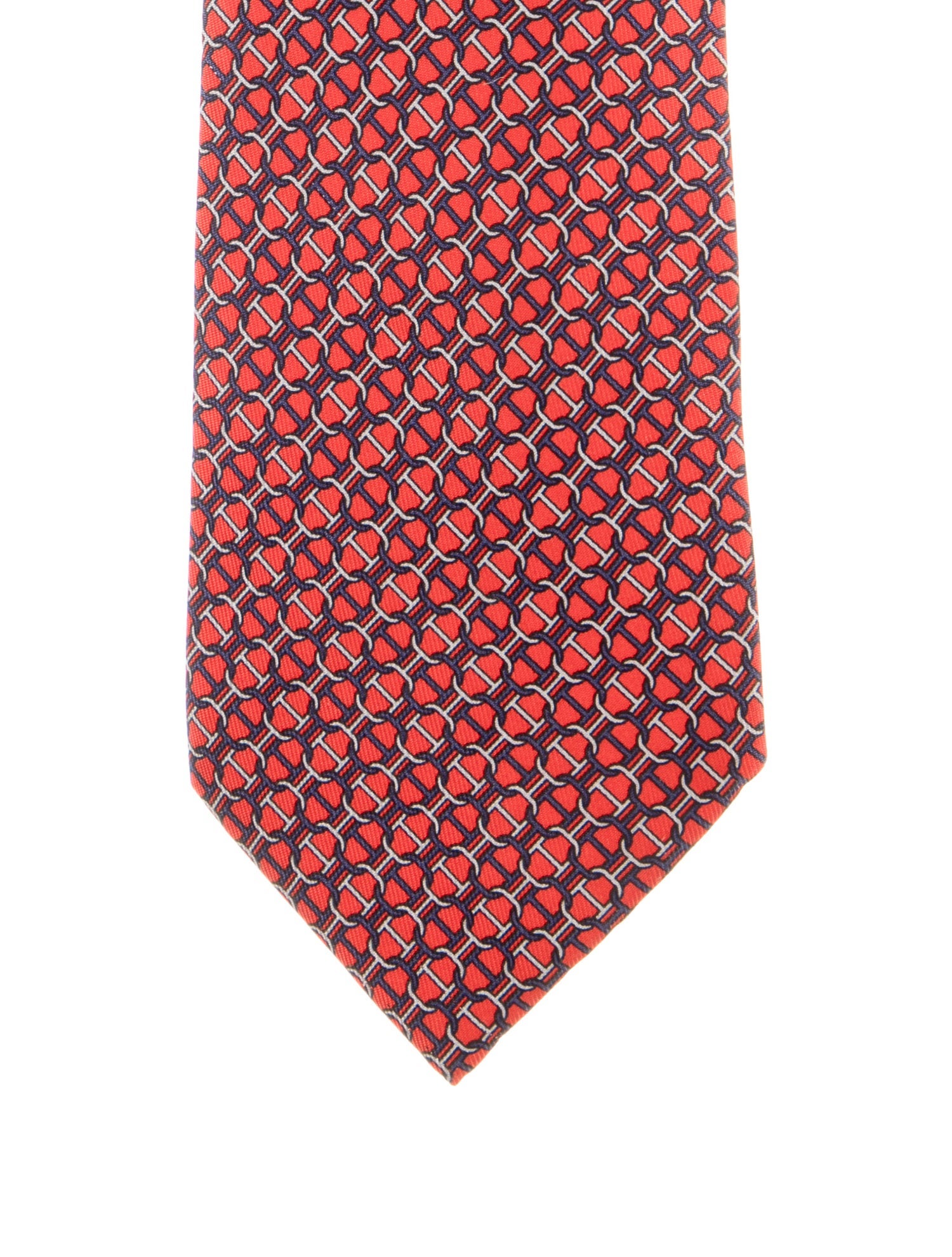Hermès Silk Pattern Tie