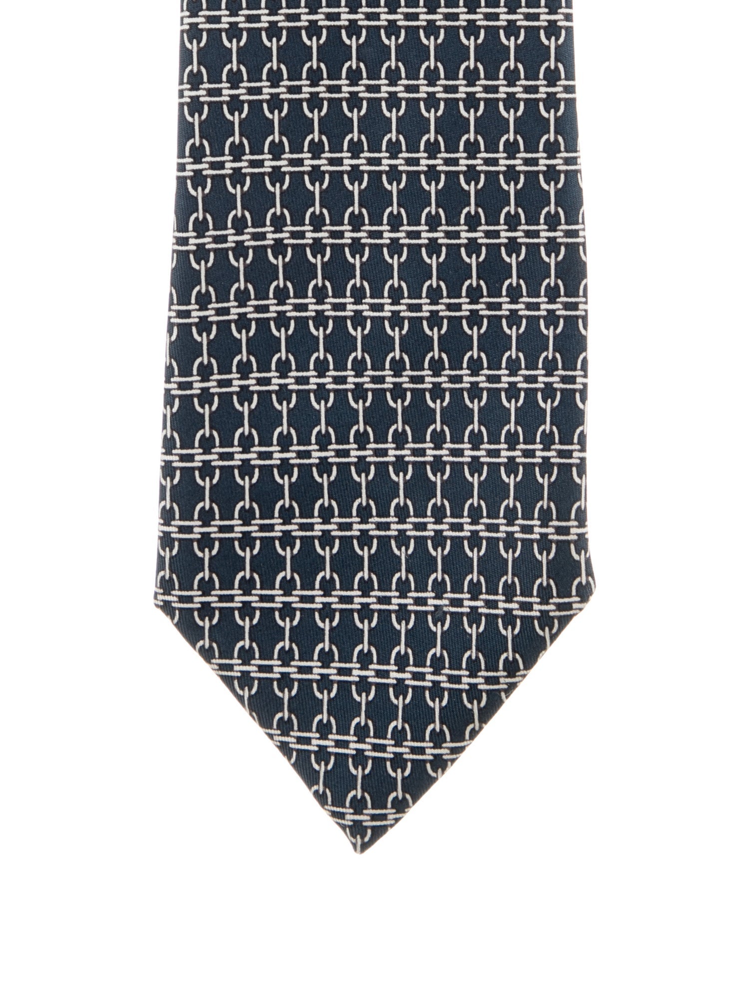 Hermès Silk Pattern Tie