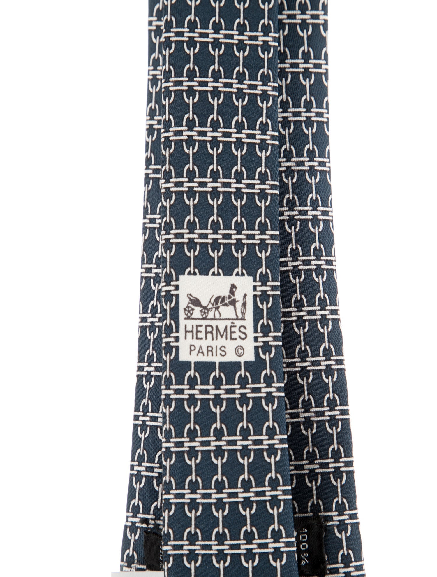 Hermès Silk Pattern Tie