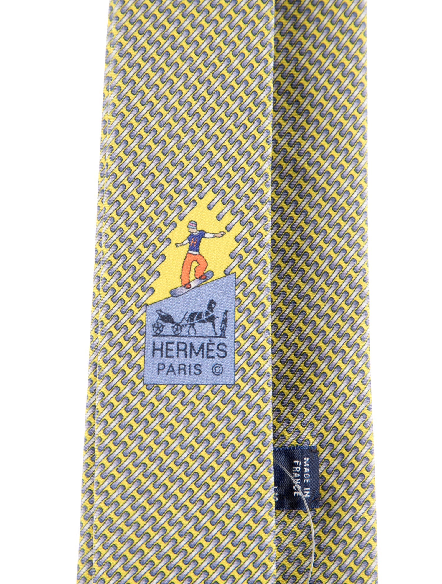 Hermès Silk Pattern Tie