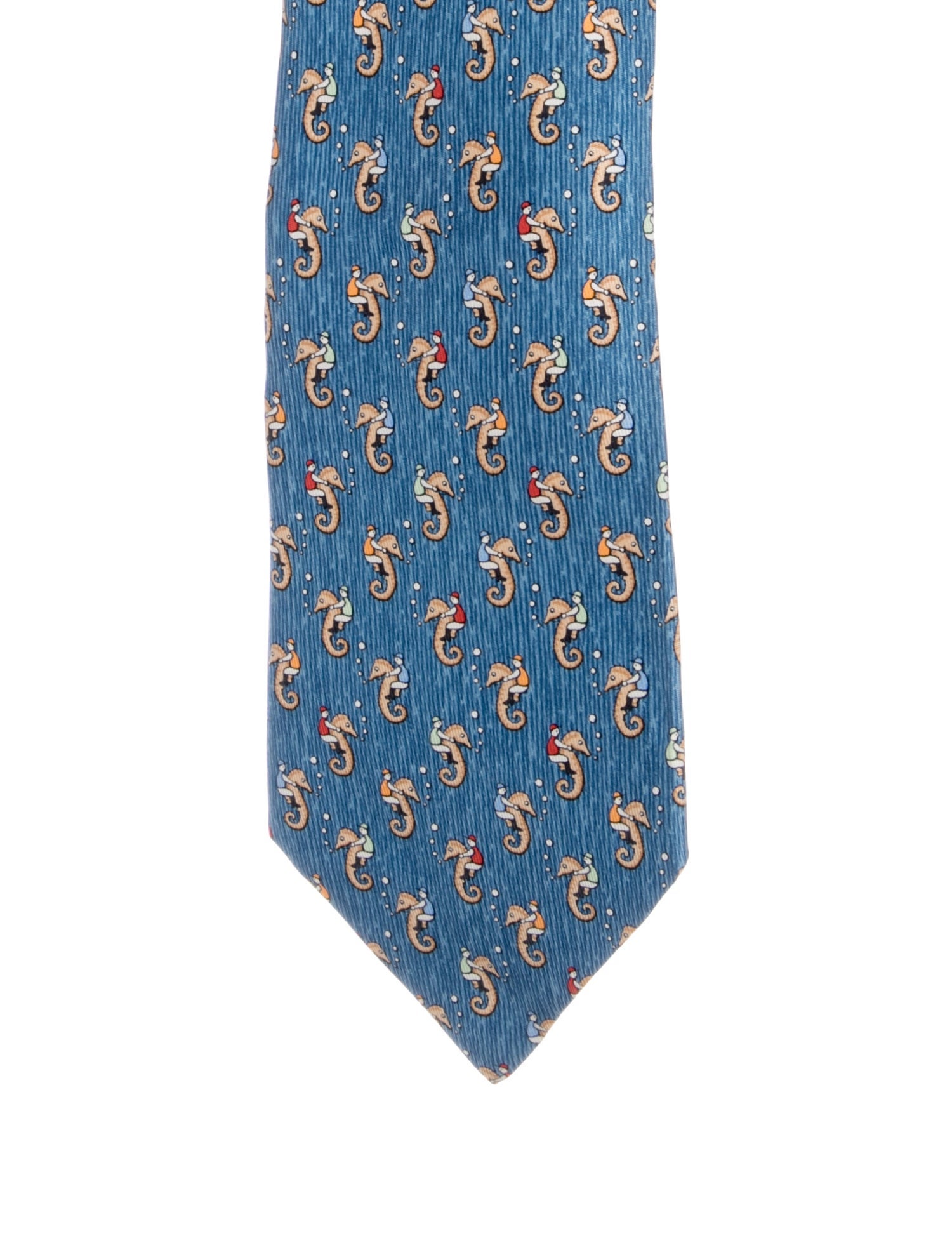 Hermès Printed Silk Tie