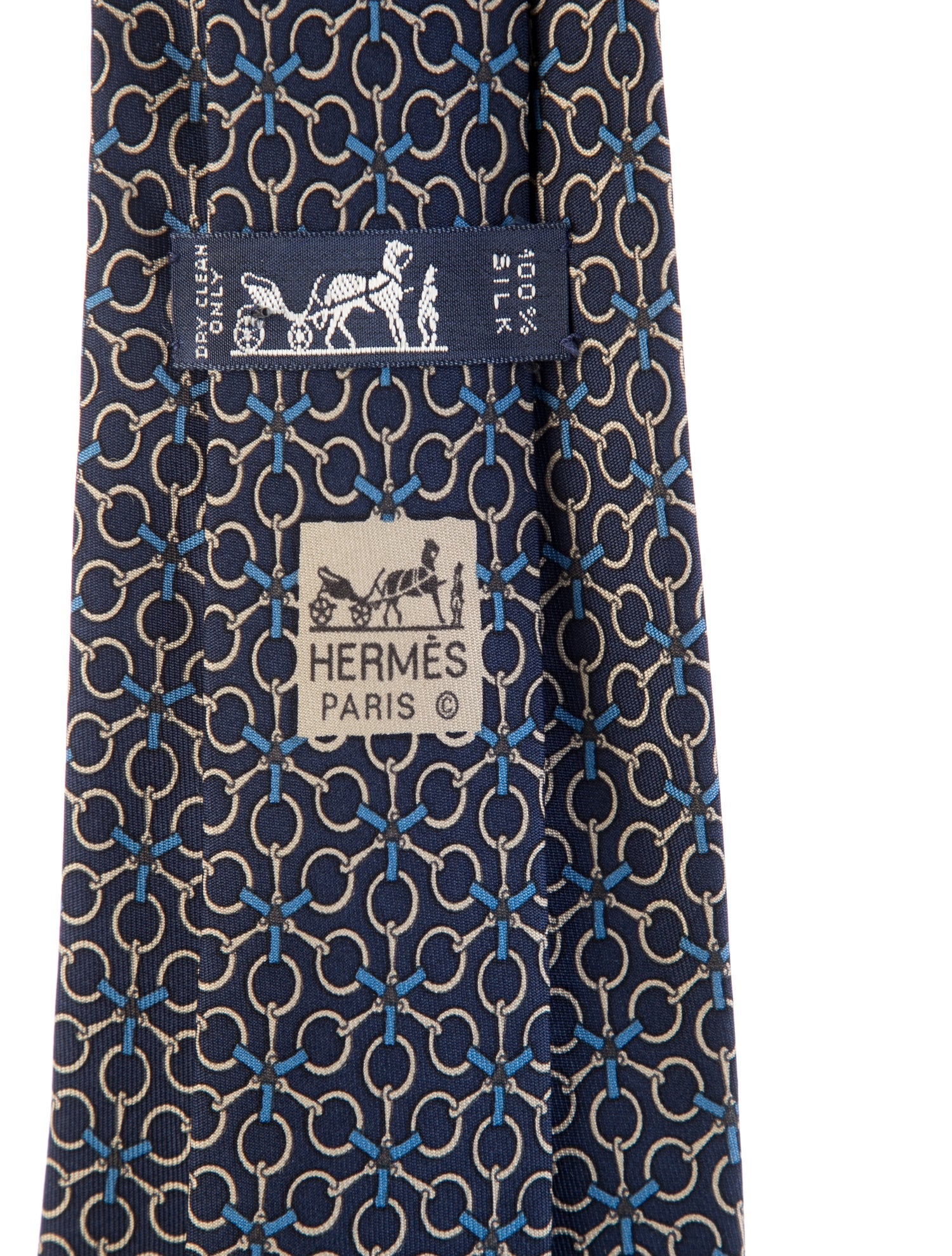 Hermès Hermès Silk Pattern Neck Tie