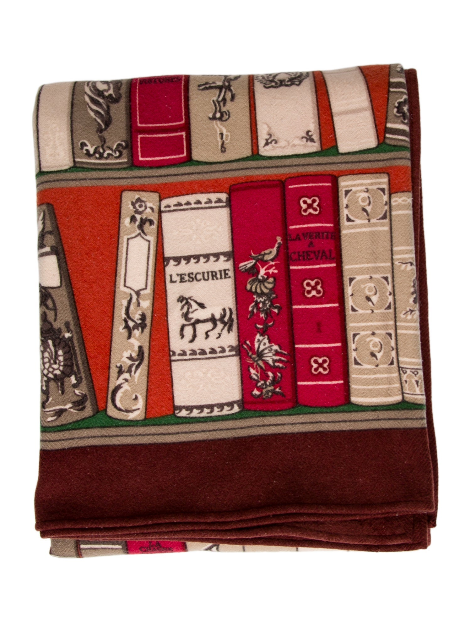 Hermès Bibliothèque Throw Blanket