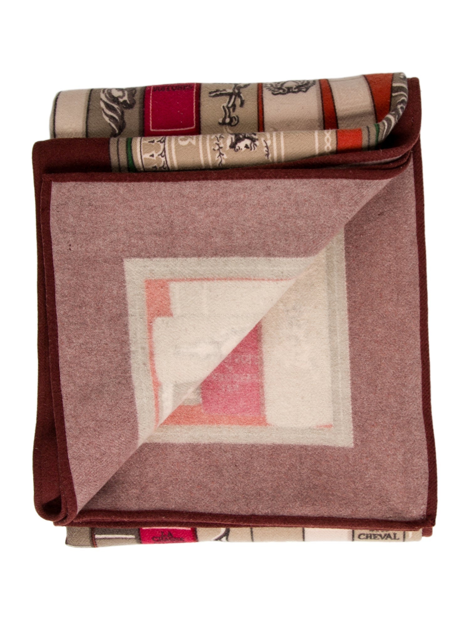 Hermès Bibliothèque Throw Blanket