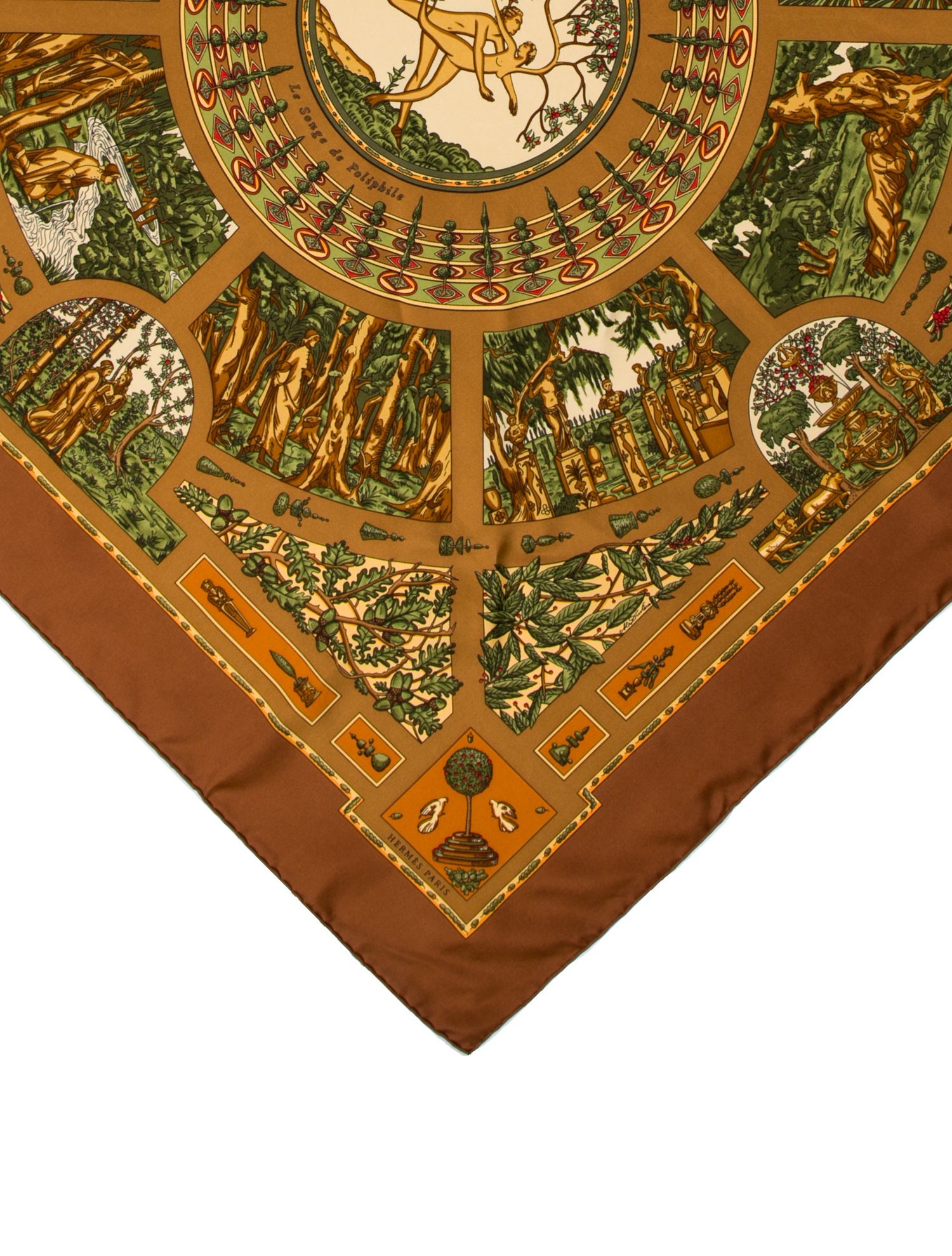 Hermès Le Songe de Poliphile Silk Scarf