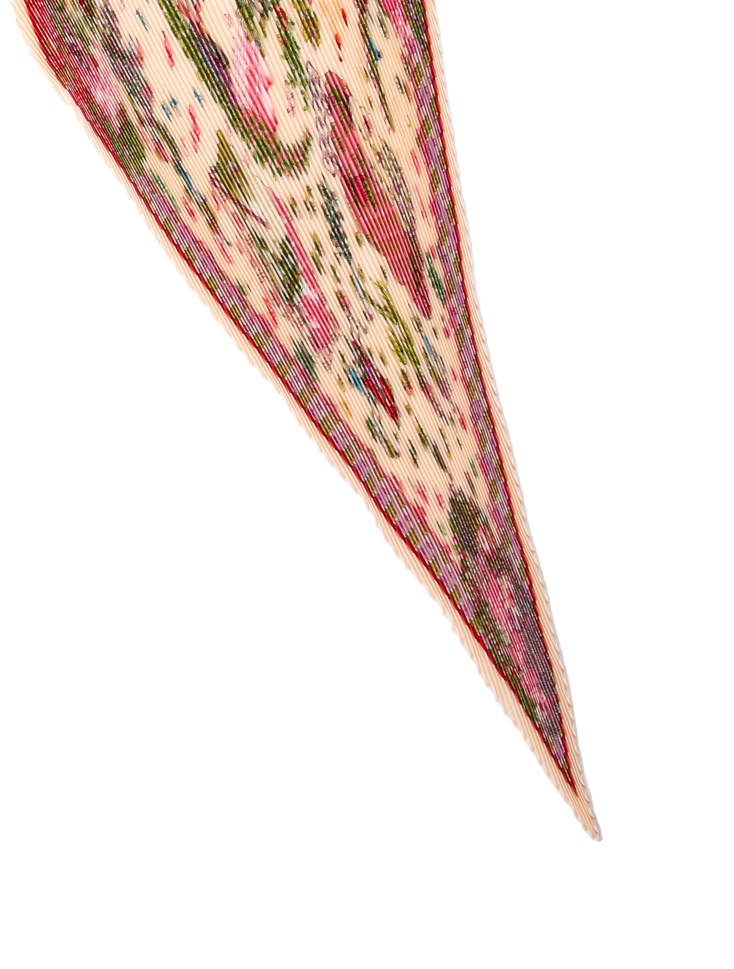 Hermès Ballade de Heian Silk Plissé Scarf