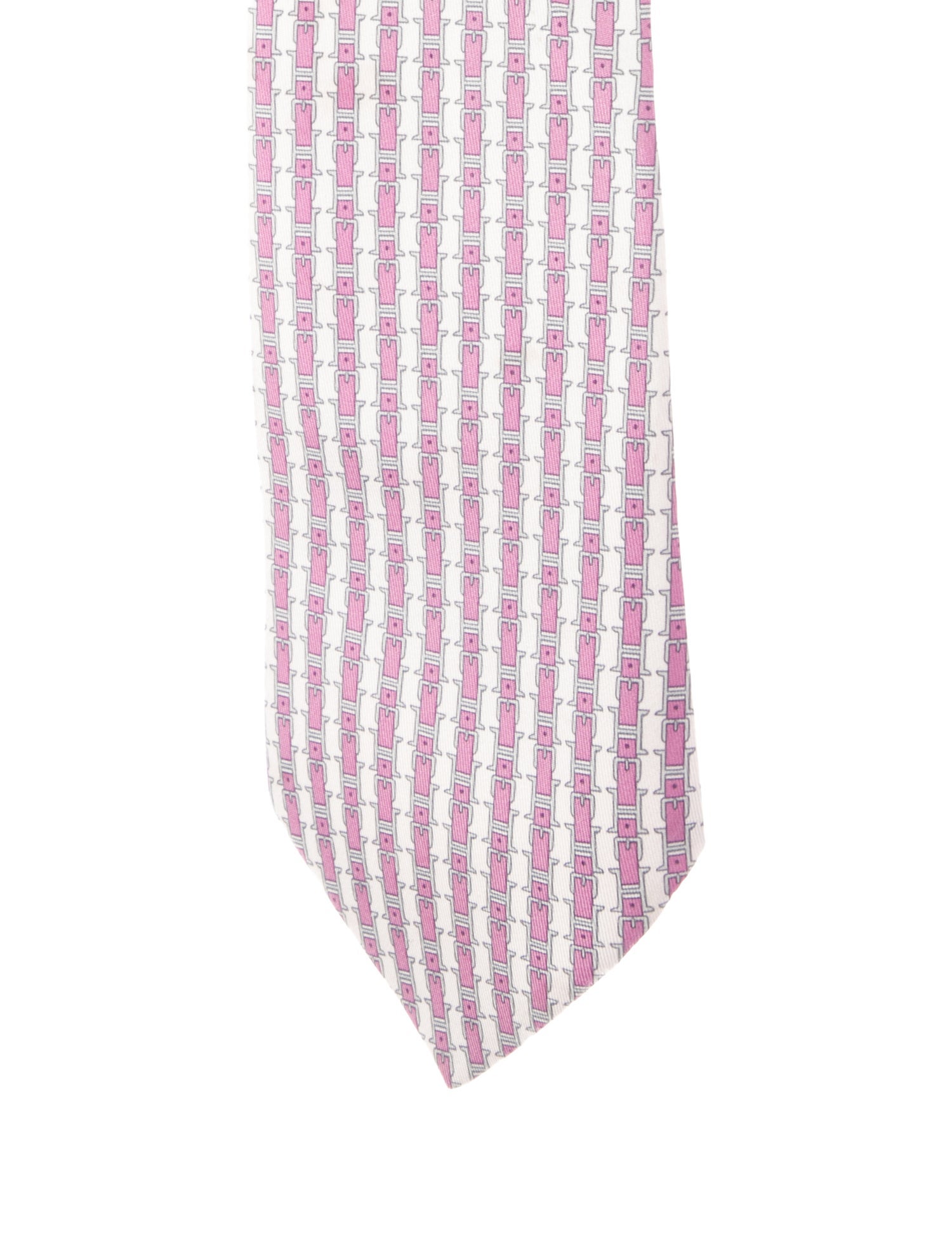 Hermès Silk Printed Tie