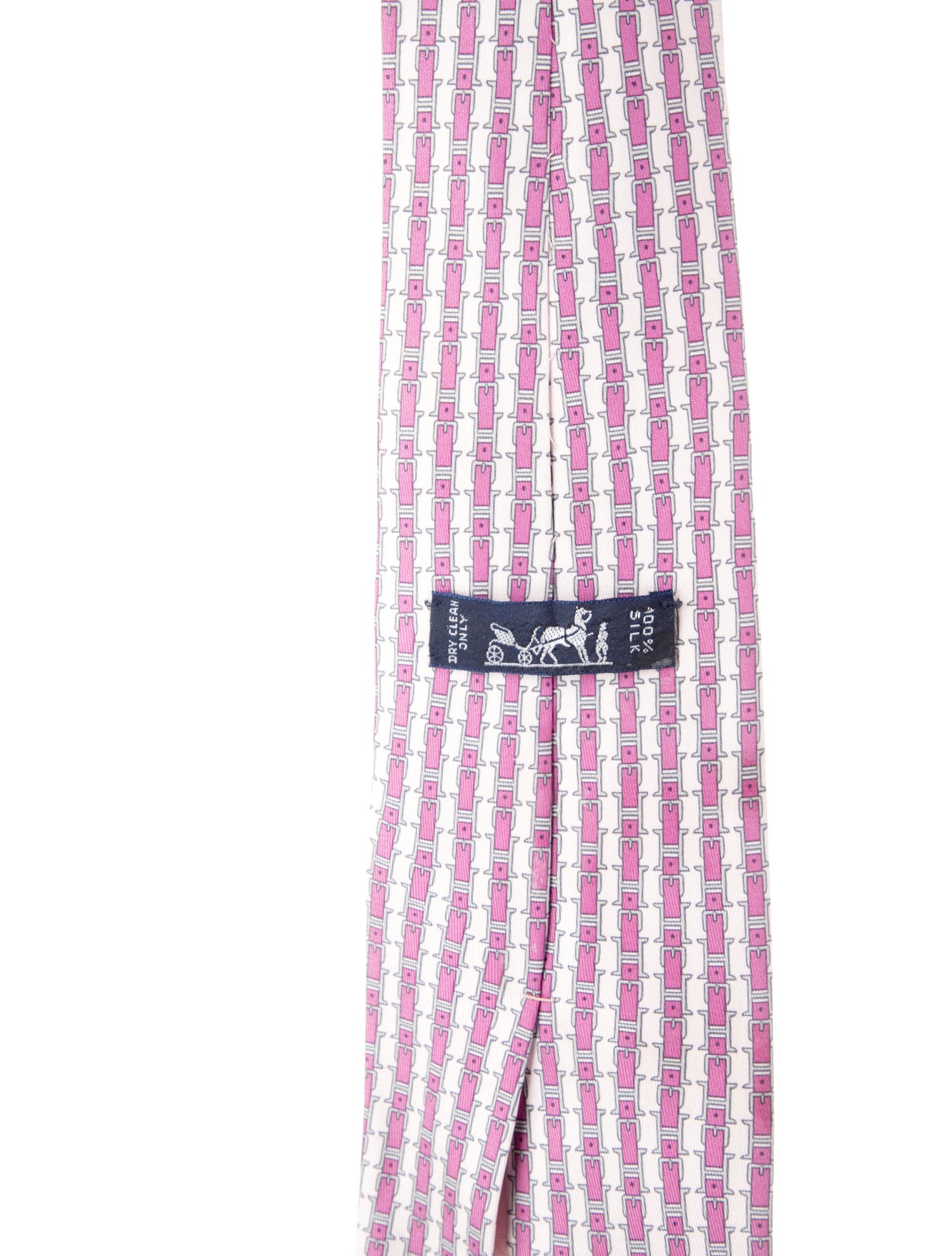 Hermès Silk Printed Tie