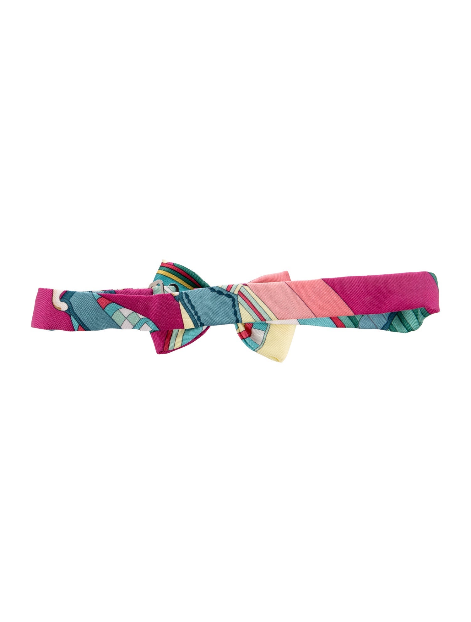 Hermès Silk Patterned Bow-Tie