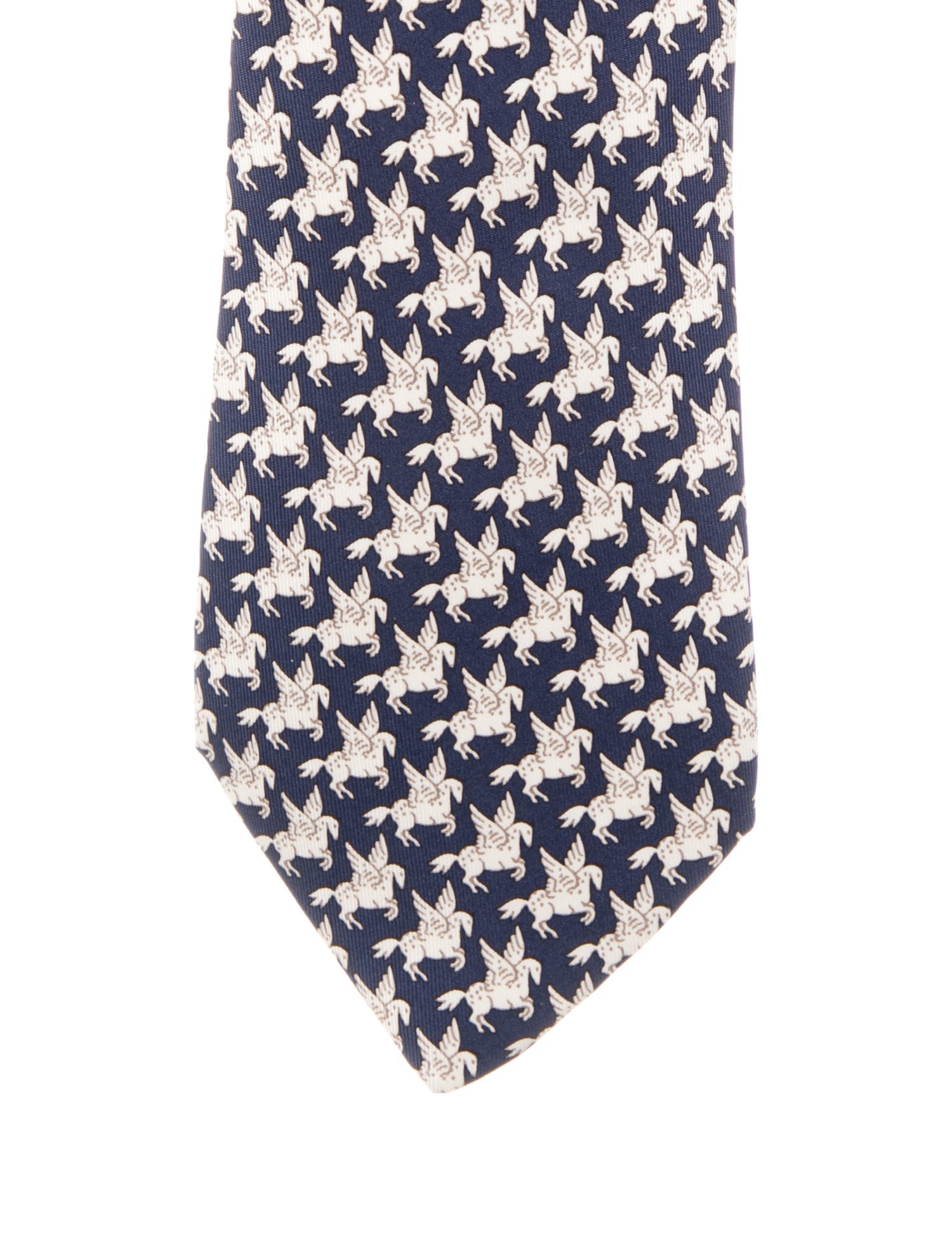 Hermès Pegasus Silk Tie