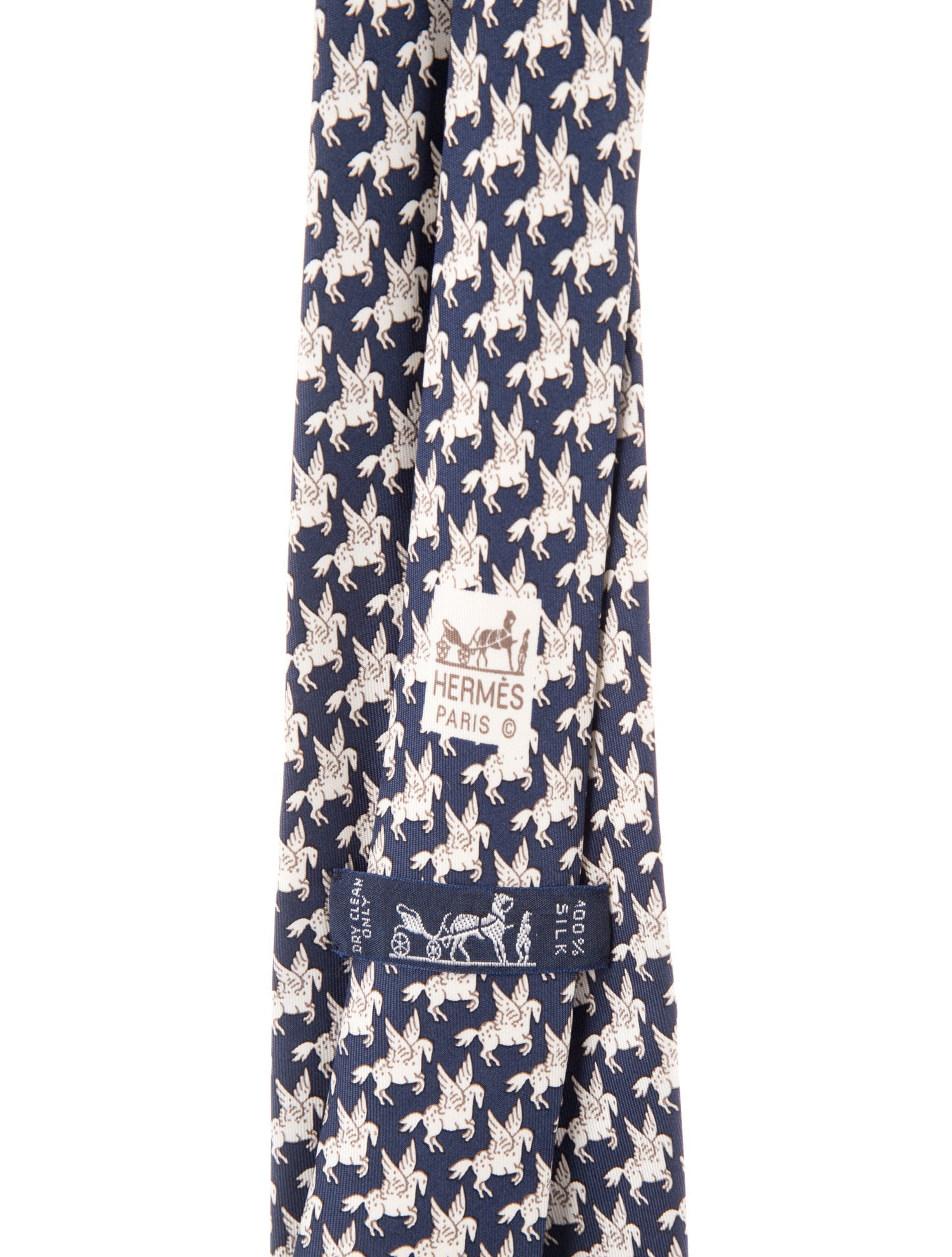 Hermès Pegasus Silk Tie