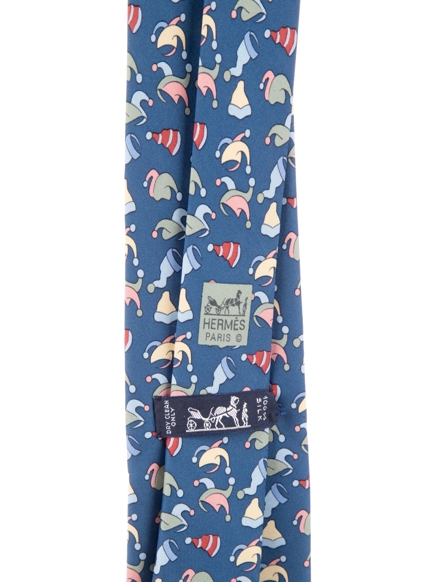 Hermès Jester Hat Silk Tie