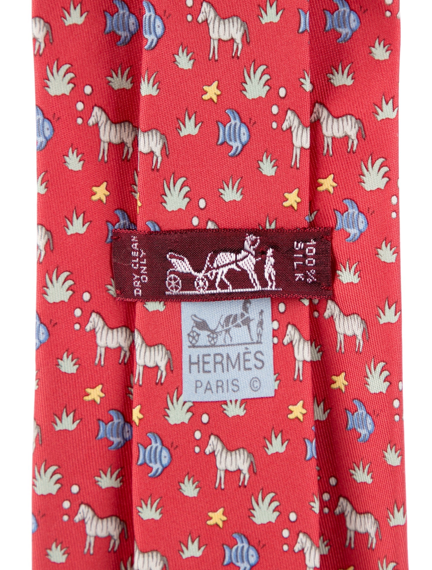 Hermès Silk Patterned Tie