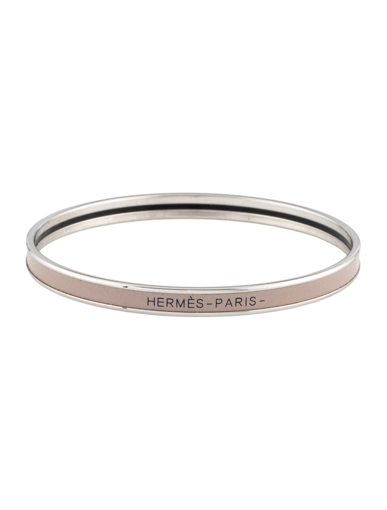 Hermès Enamel Uni Bangle Bracelet