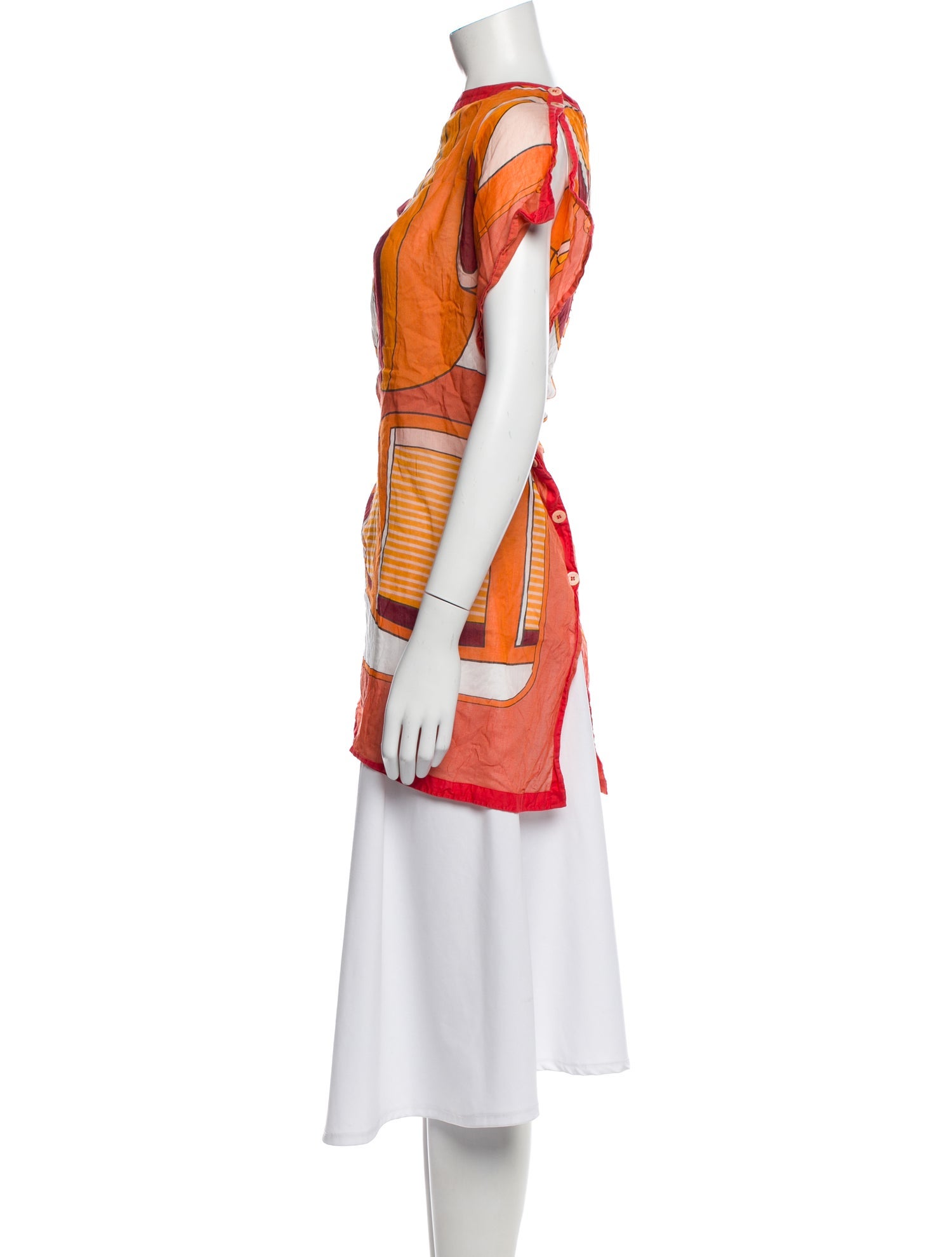 Hermès Printed Cover-Up