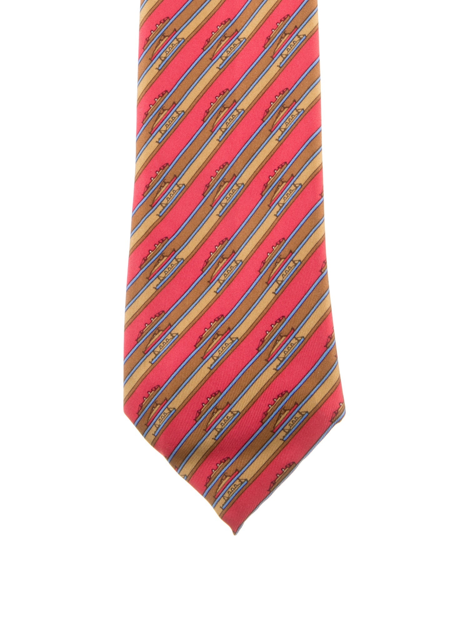 Hermès Silk Printed Tie