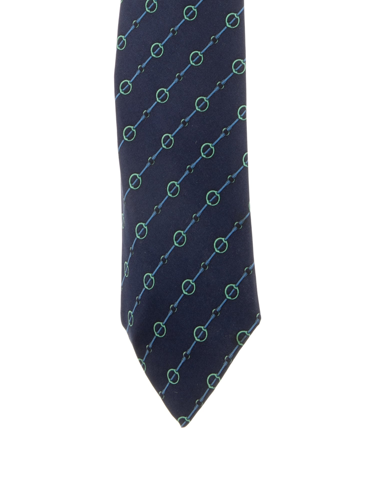 Hermès Silk Printed Tie