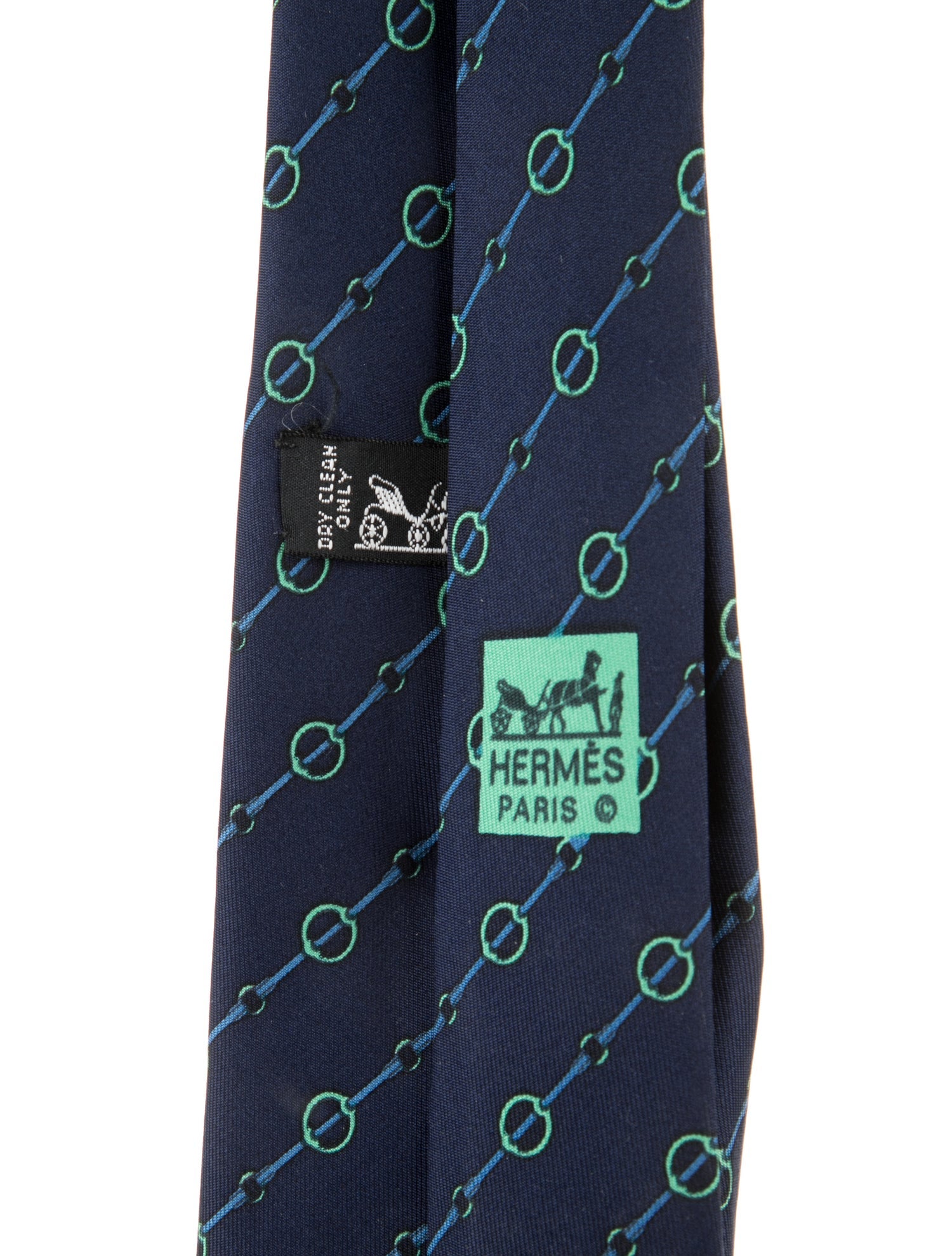 Hermès Silk Printed Tie