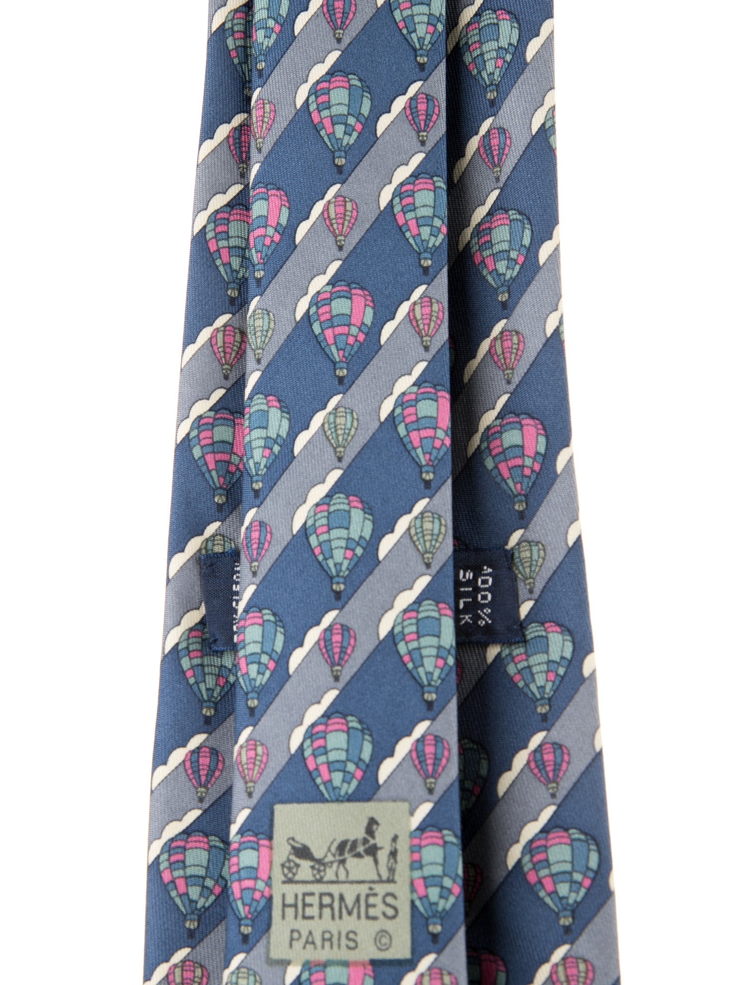Hermès Silk Printed Tie