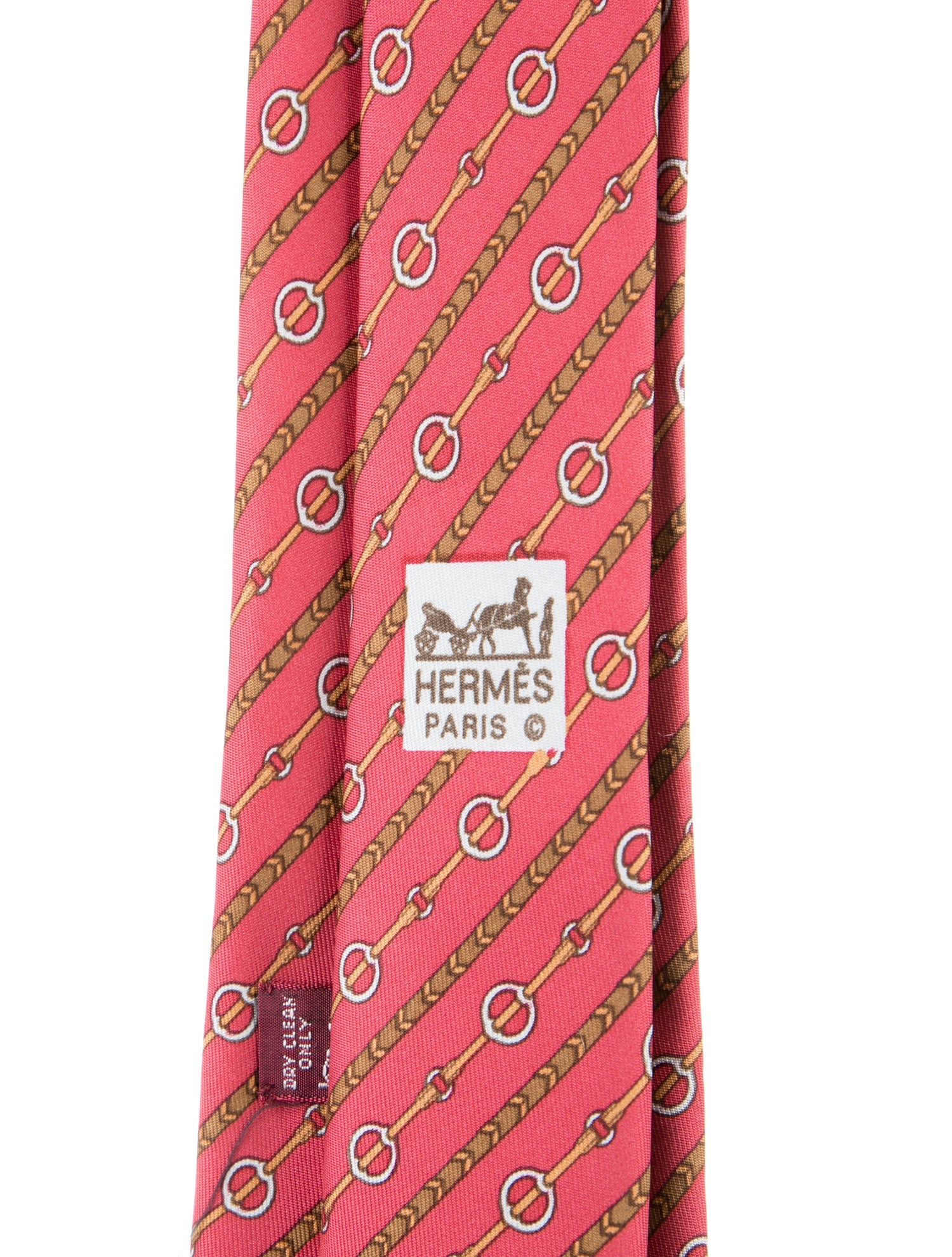 Hermès Silk Printed Tie