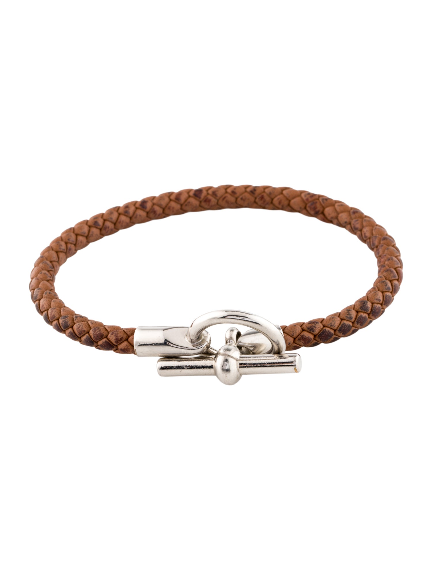 Hermès Leather Glenan Wrap Bracelet