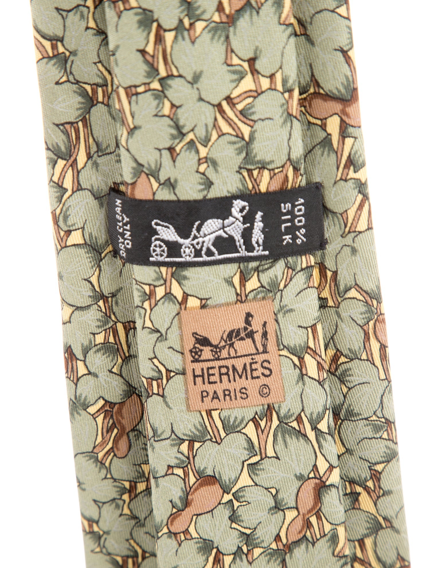 Hermès Silk Patterned tie