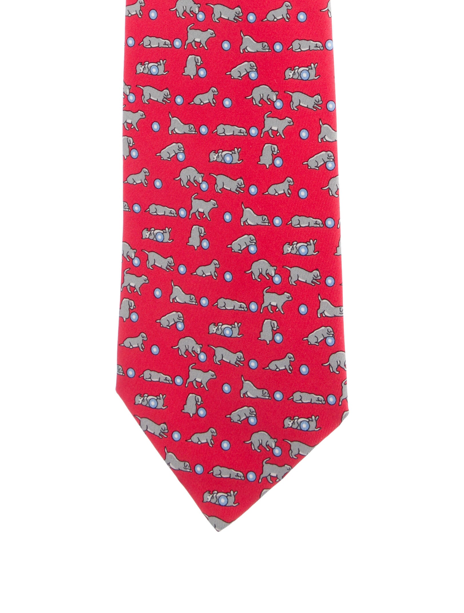 Hermès Mens' Silk Tie
