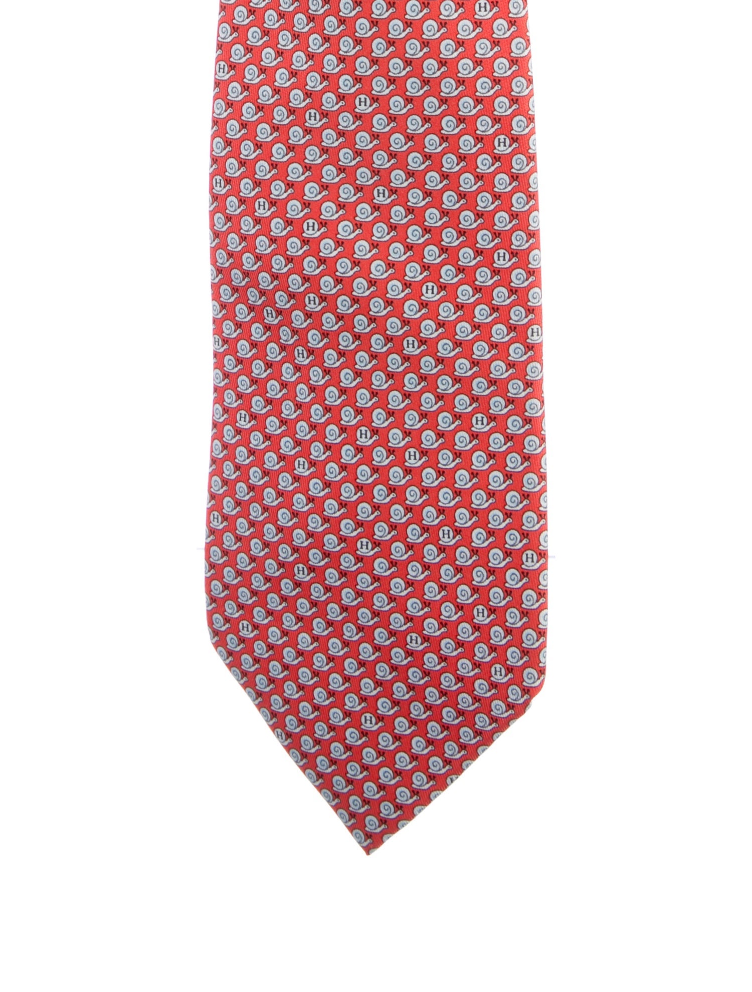 Hermès Silk Printed Tie