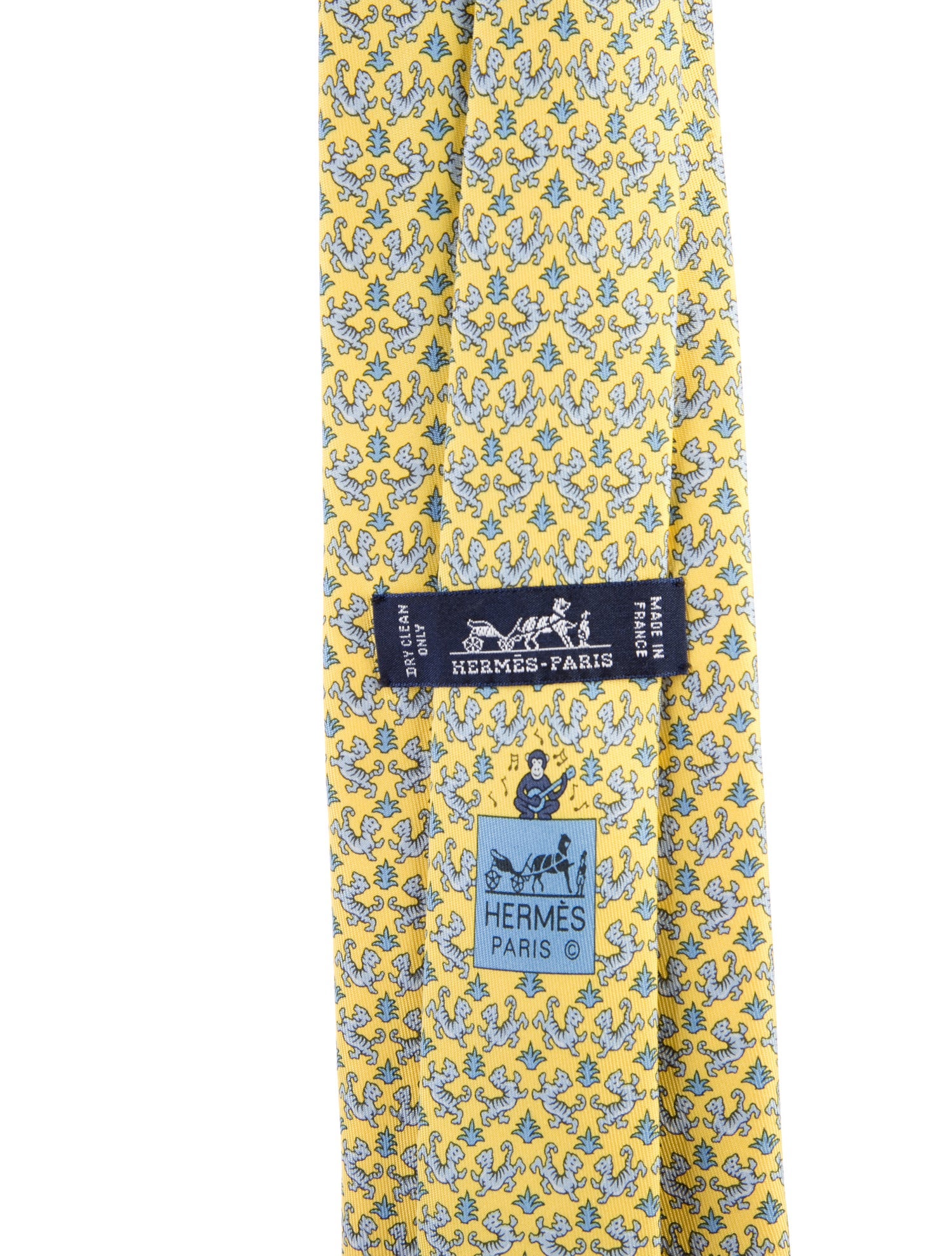 Hermès Silk printed tie