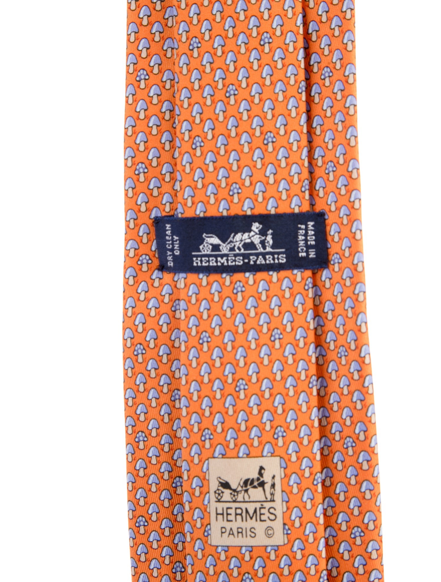 Hermès Silk pattern print tie