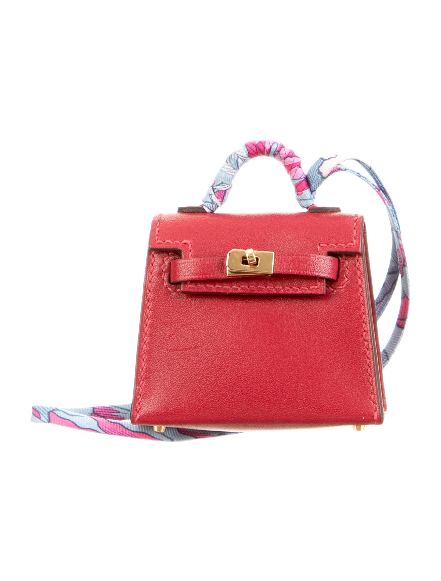 Hermès 2022 Tadelakt Mini Kelly Twilly Bag Charm