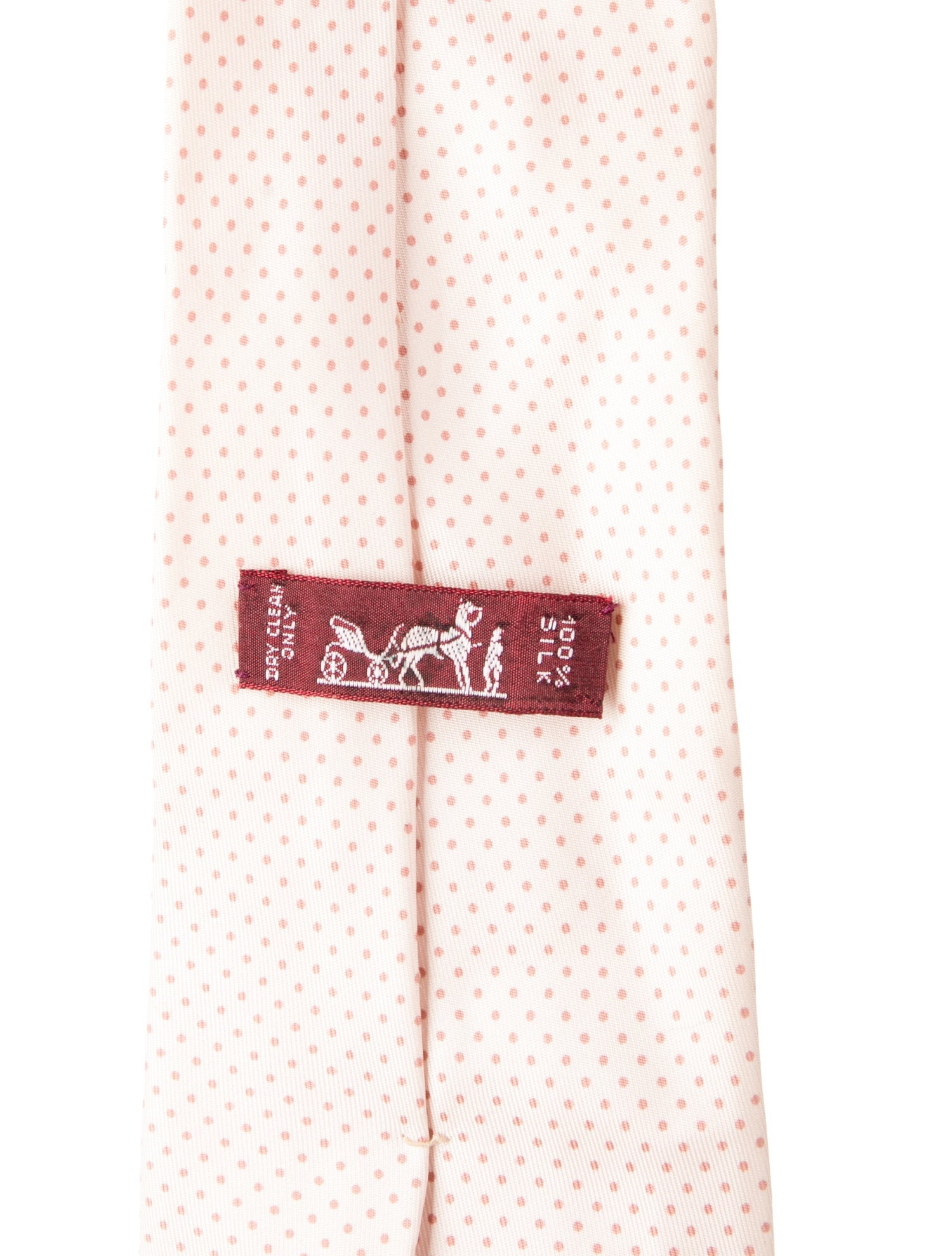 Hermès Silk Polka Dot Tie