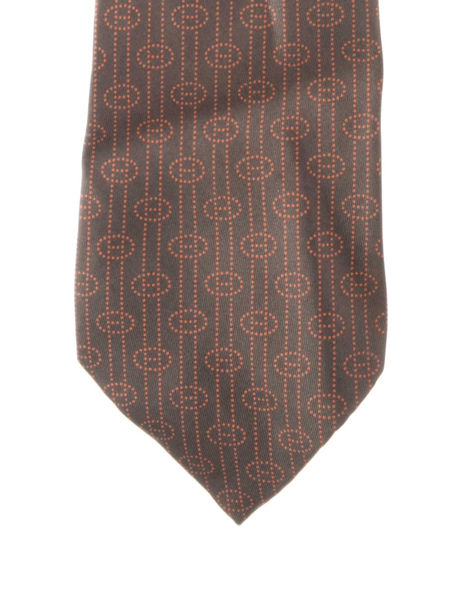 Hermès Silk Printed Tie