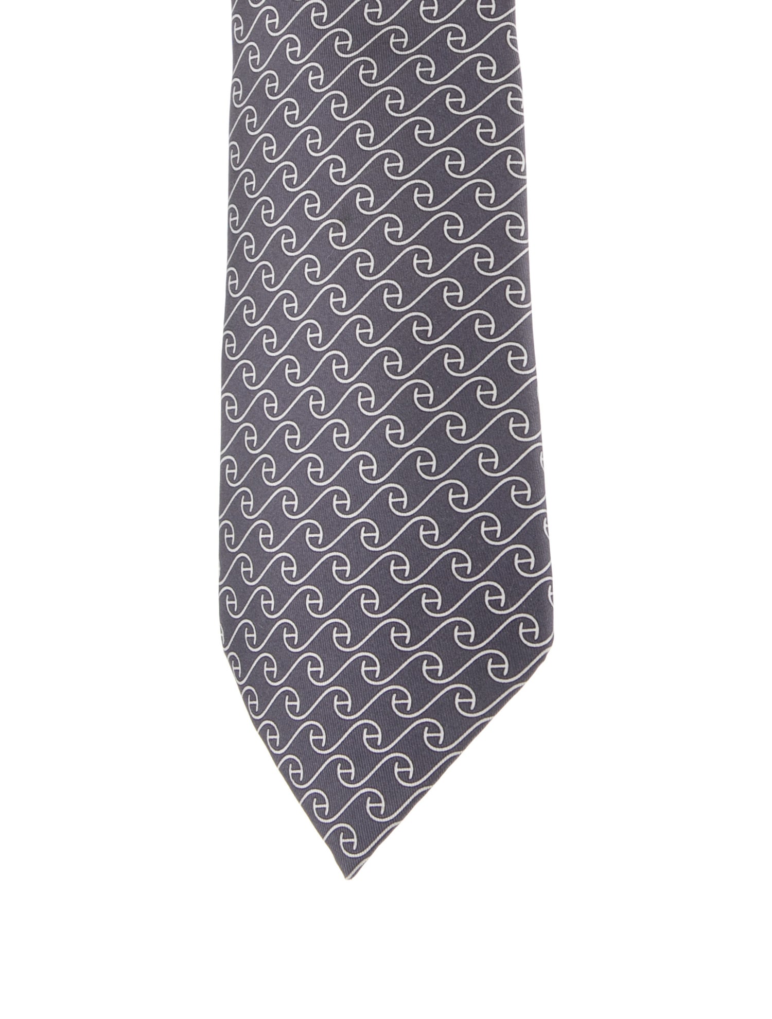 Hermès Silk Printed Tie