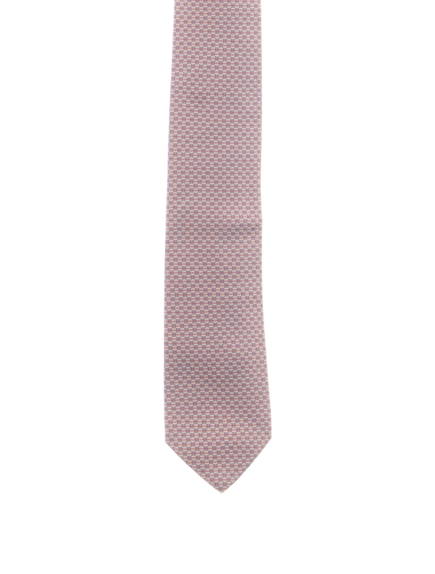 Hermès Printed Silk Tie
