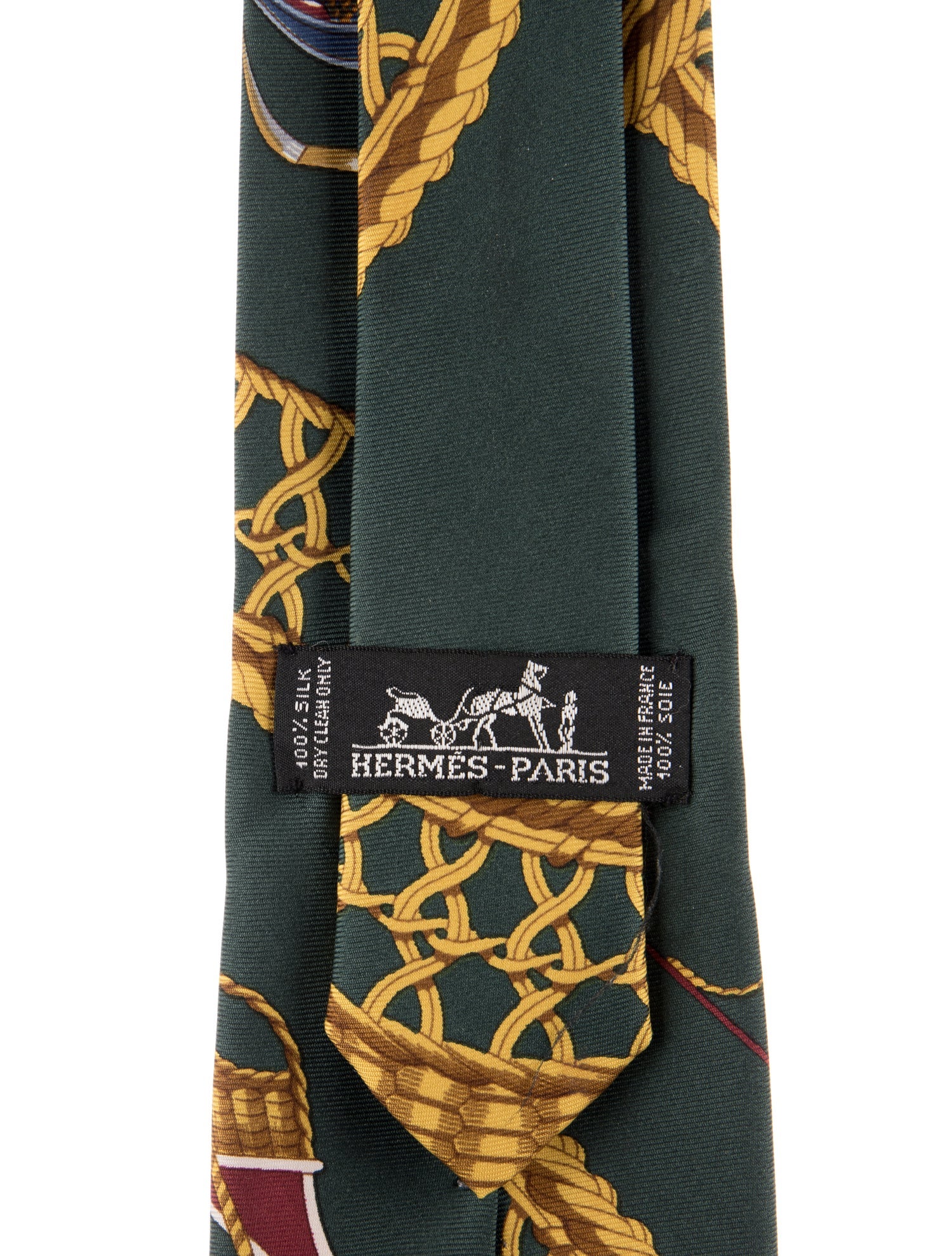 Hermès Mens' Silk Tie