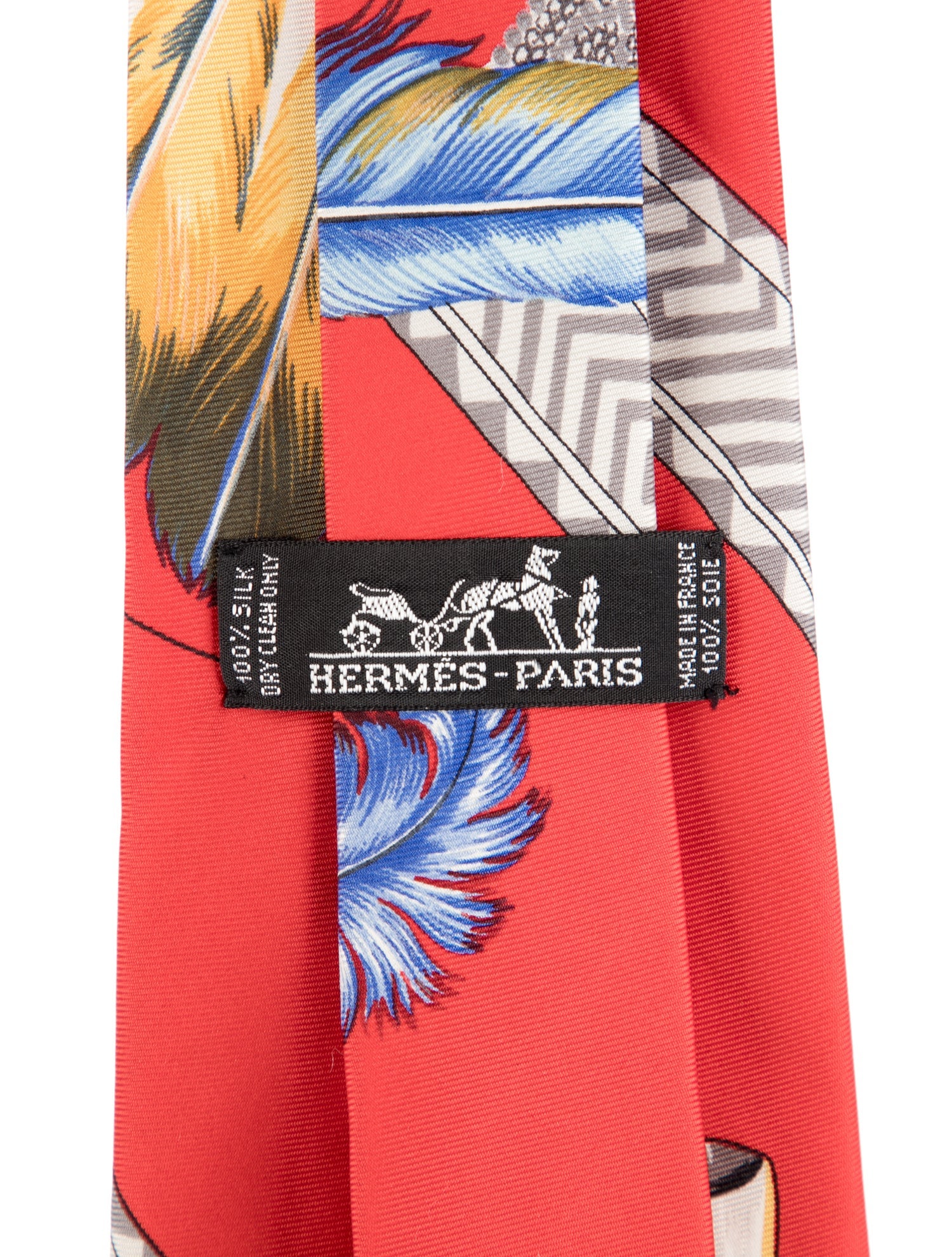 Hermès Mens Silk Tie