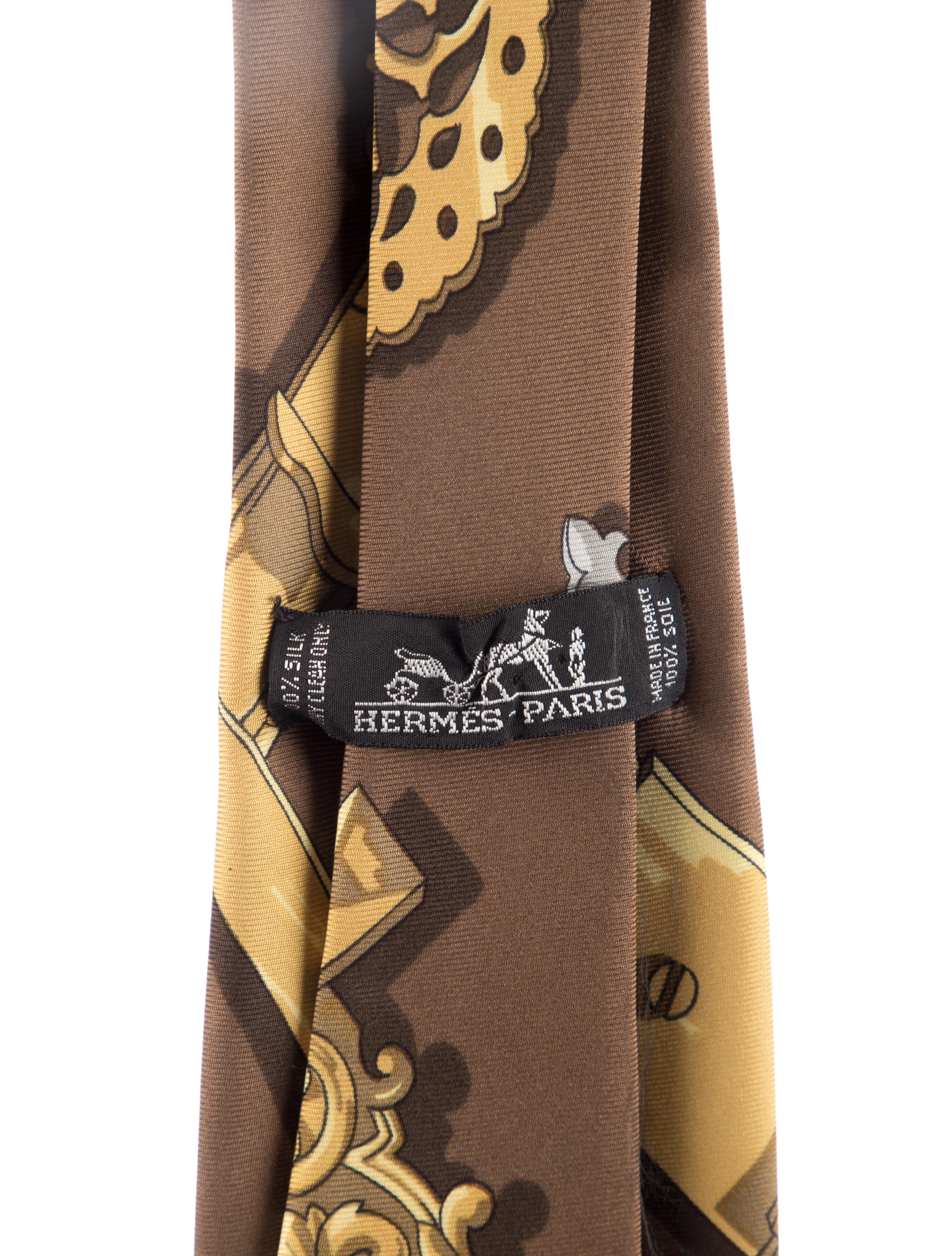 Hermès Mens' Silk Tie