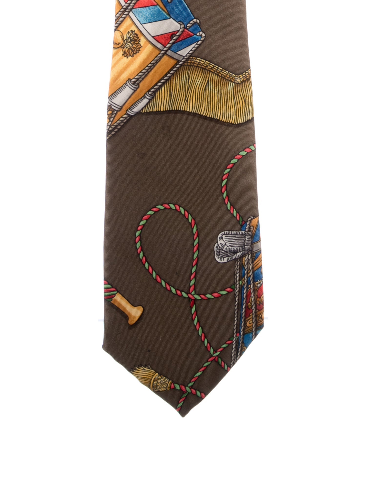 Hermès Mens' SIlk Tie