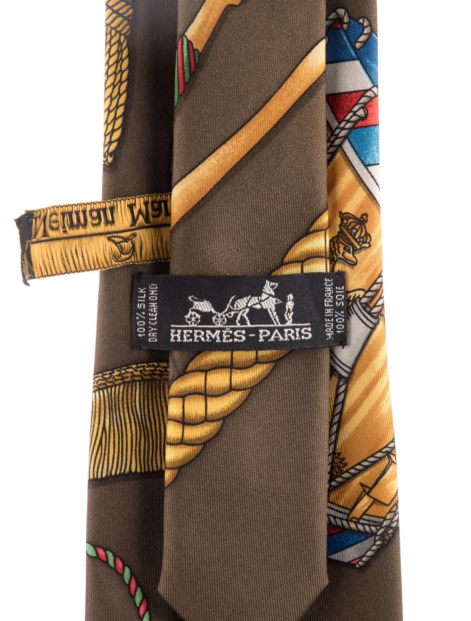Hermès Mens' SIlk Tie