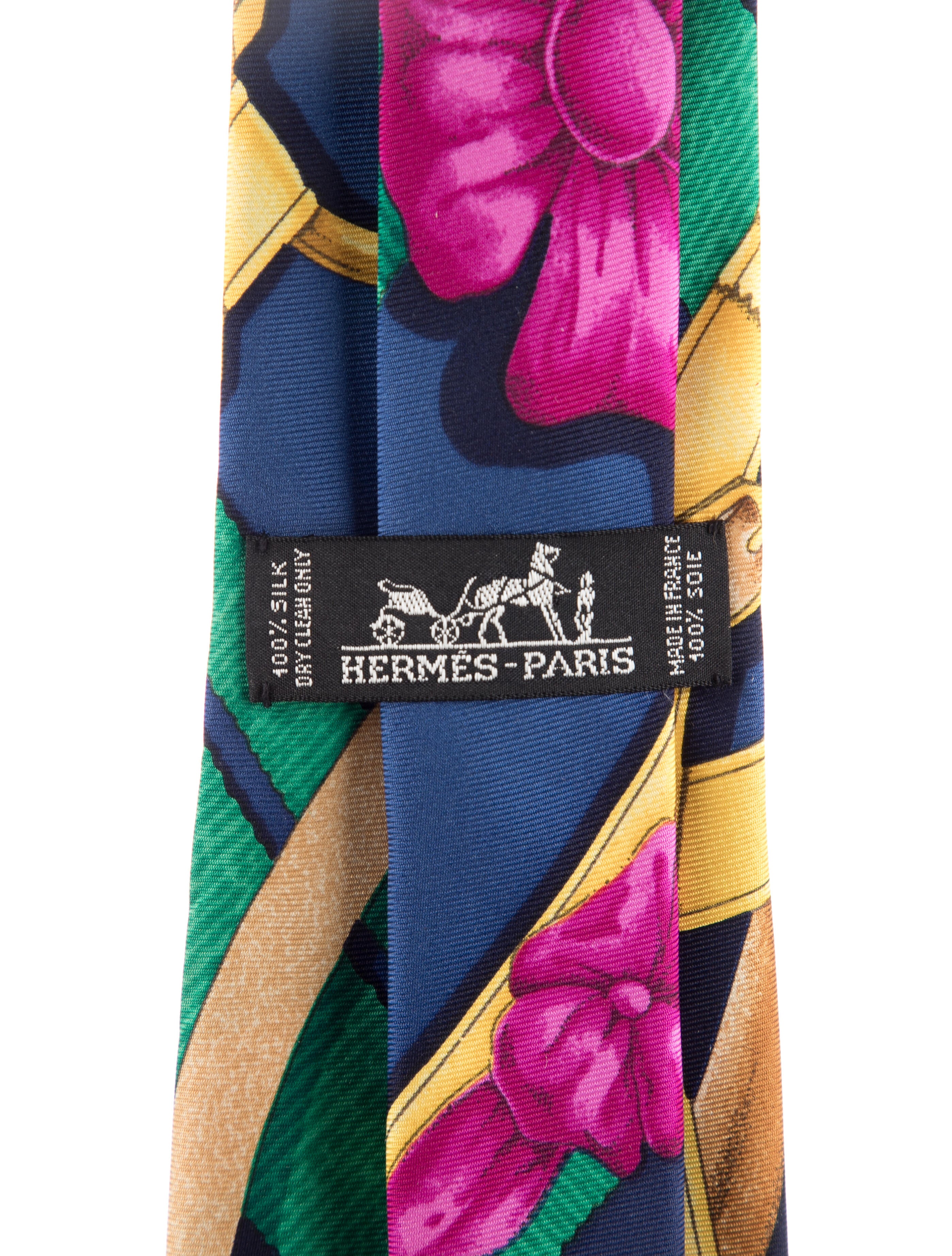 Hermès Mens Silk Tie