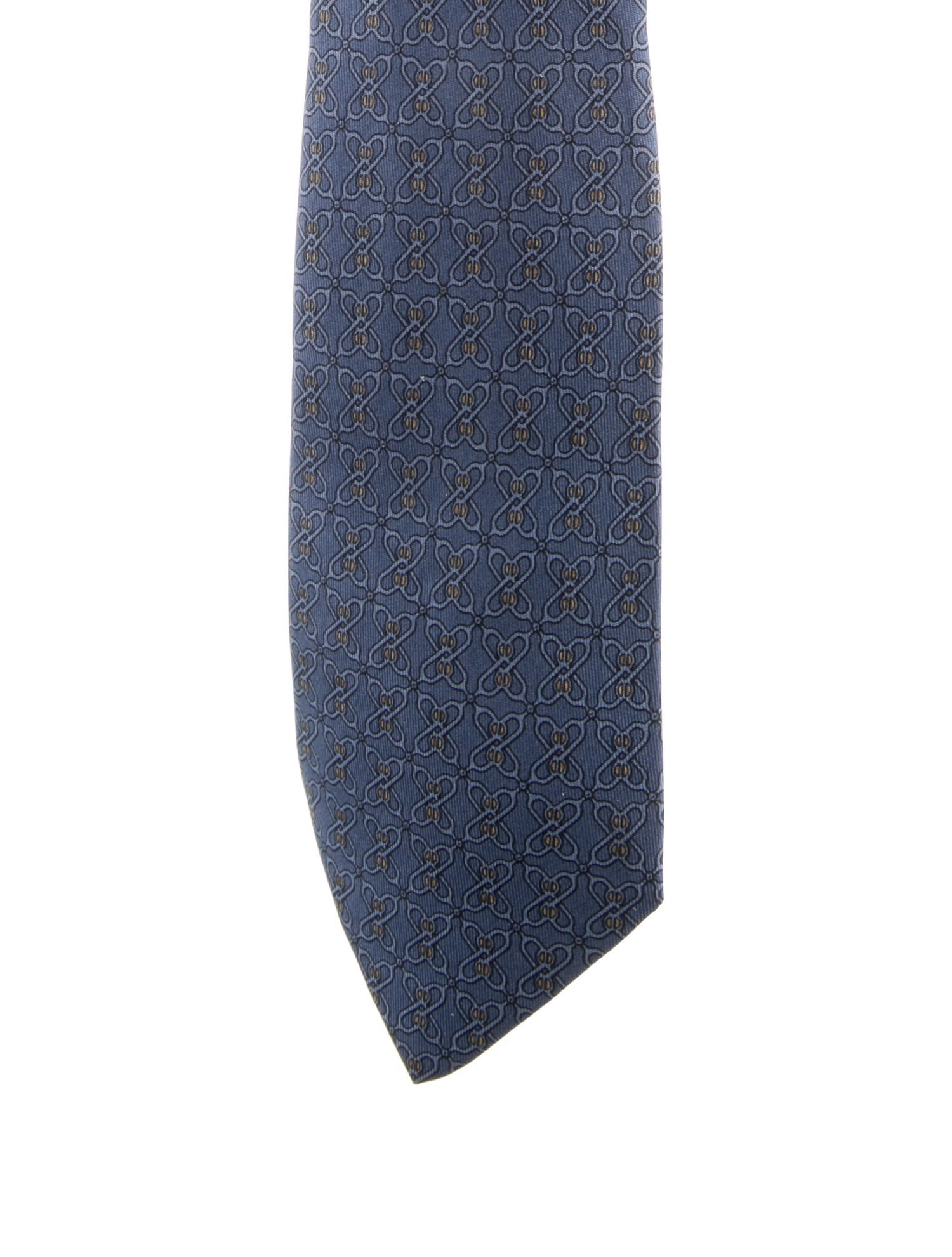Hermès Silk Pattern Tie