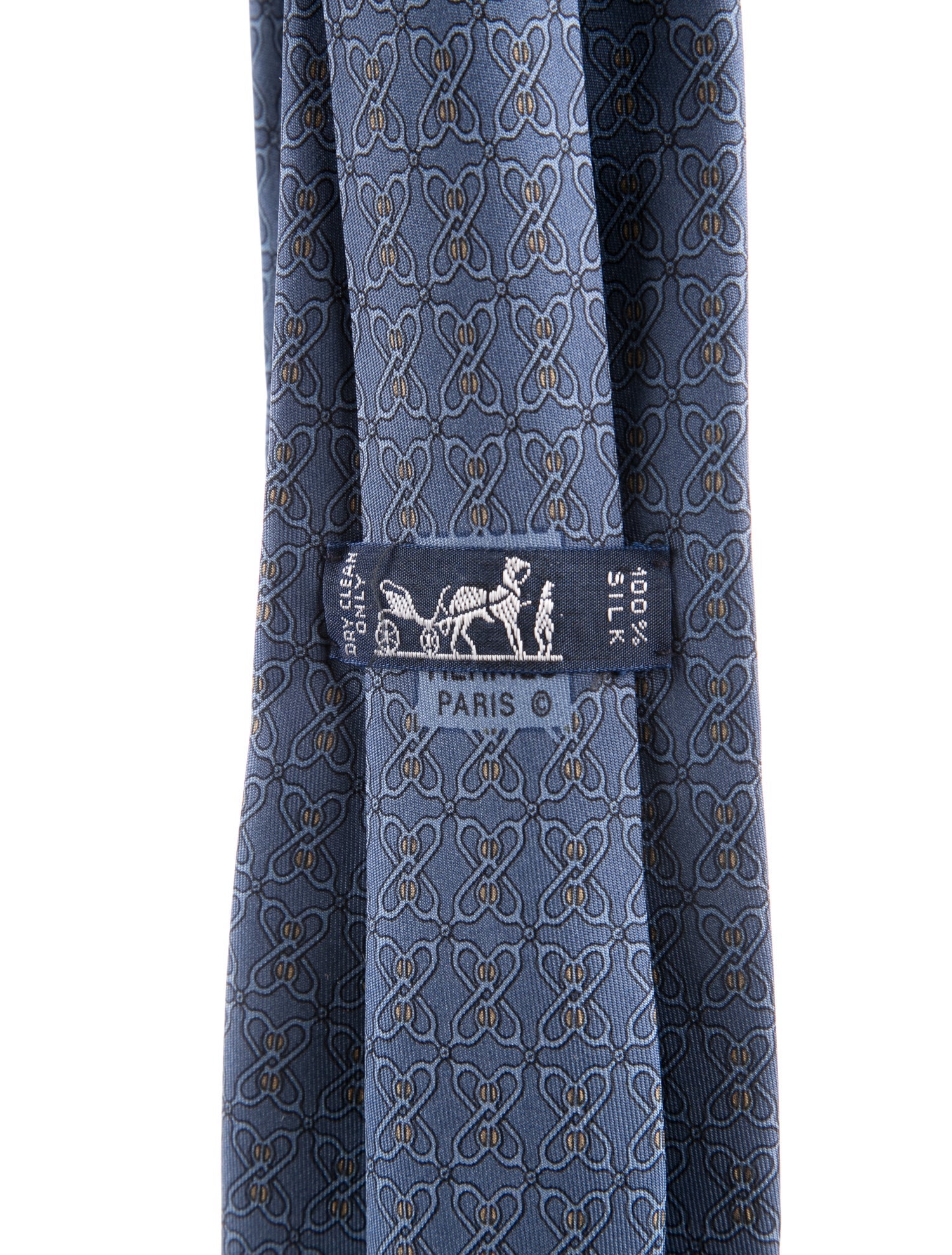 Hermès Silk Pattern Tie