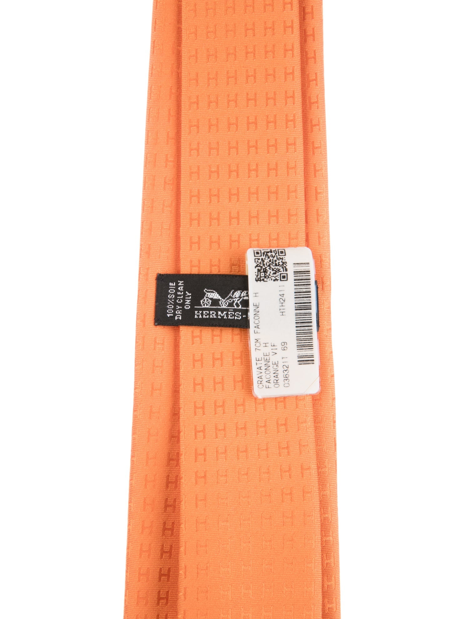 Hermès Printed Silk Tie