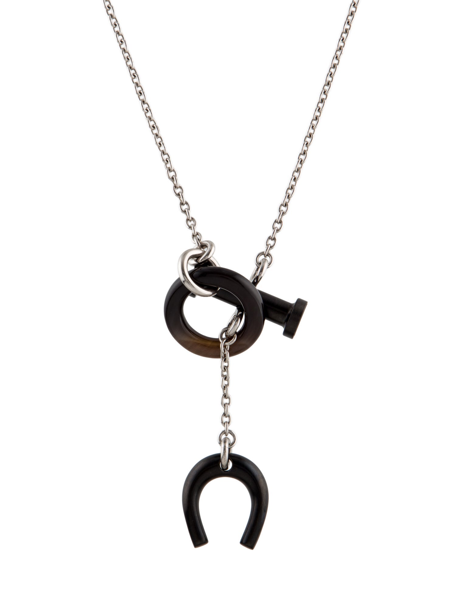 Hermès Horn Mobile Equestre Necklace