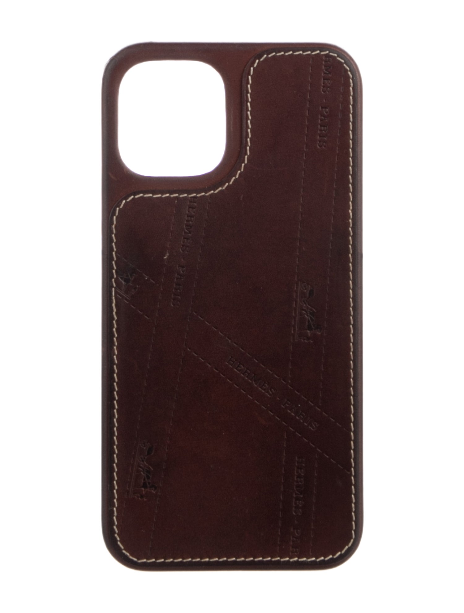 Hermès Barenia Bolduc iPhone 12 Case