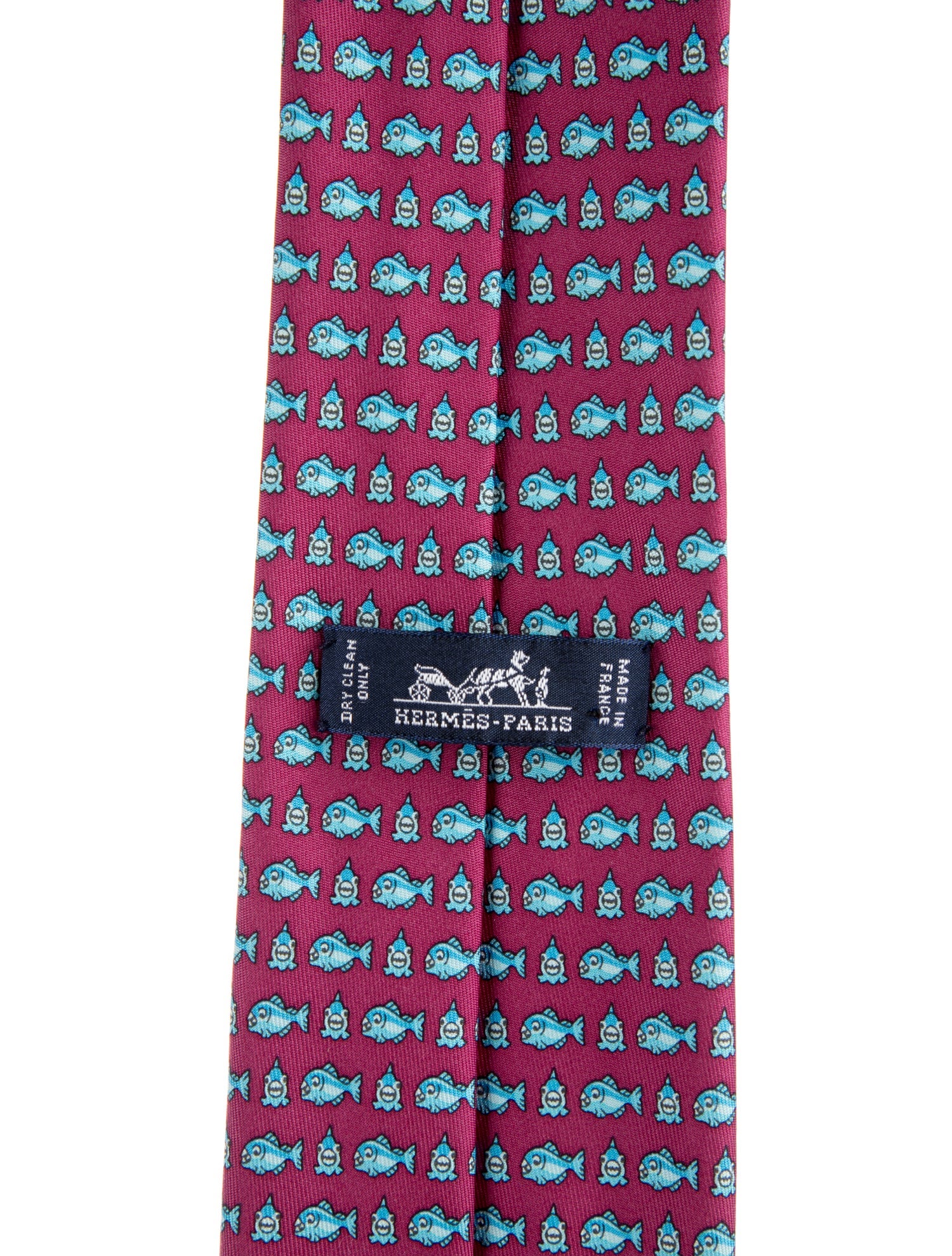 Hermès Printed Silk tie